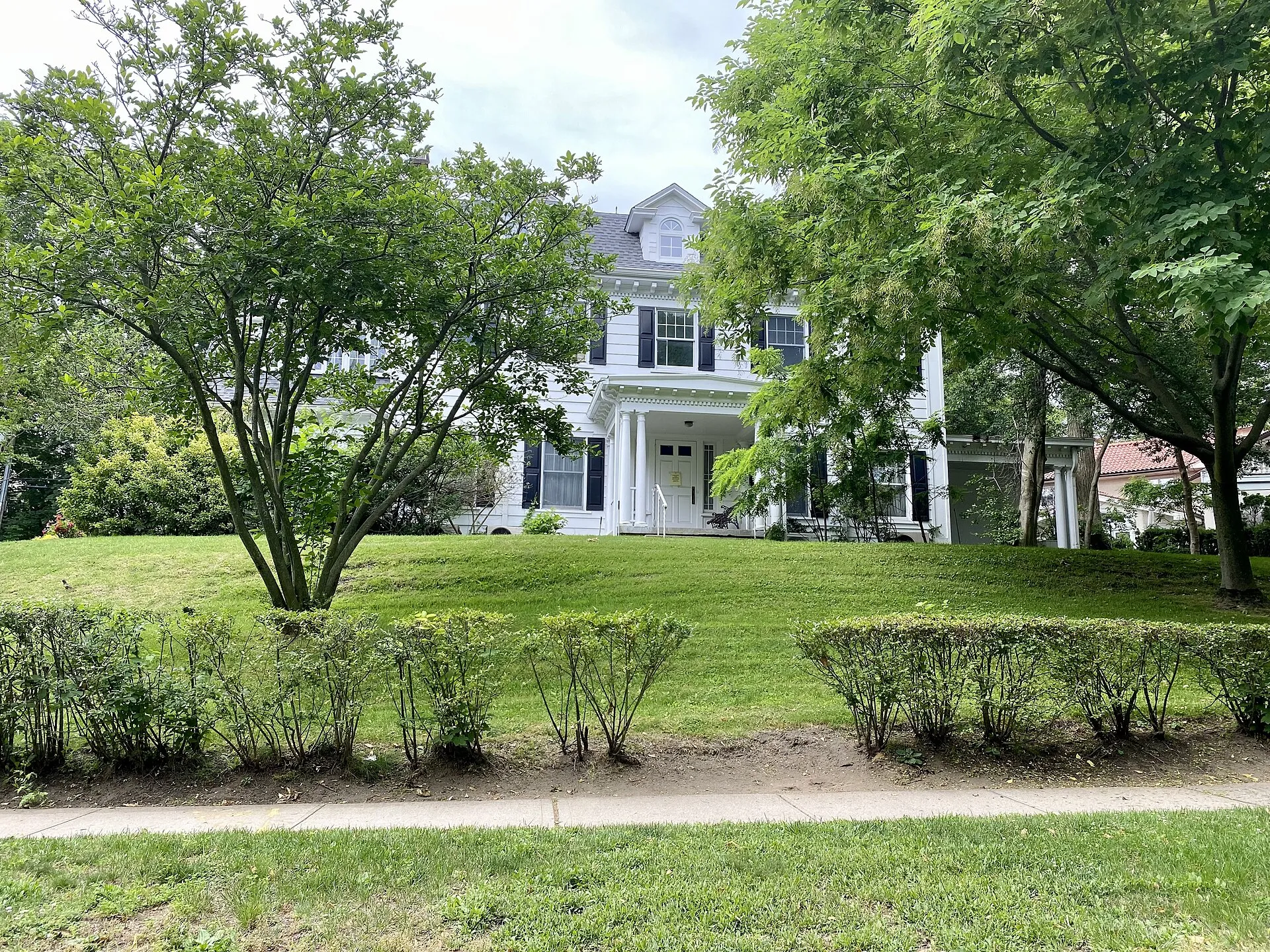 Great Neck Estates Village Hall in Great Neck Estates, Long Island, New York. This photo was taken on June 11, 2021