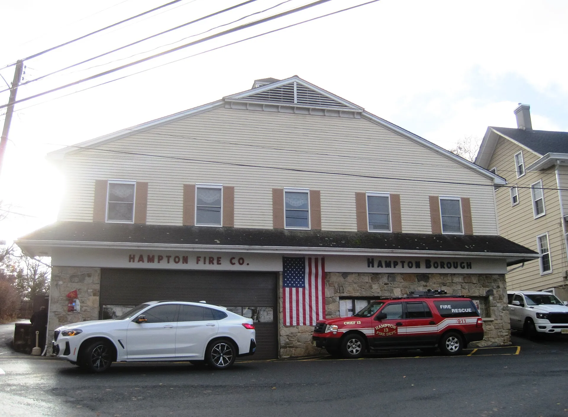 Hampton borough hall and fire department, November 2024