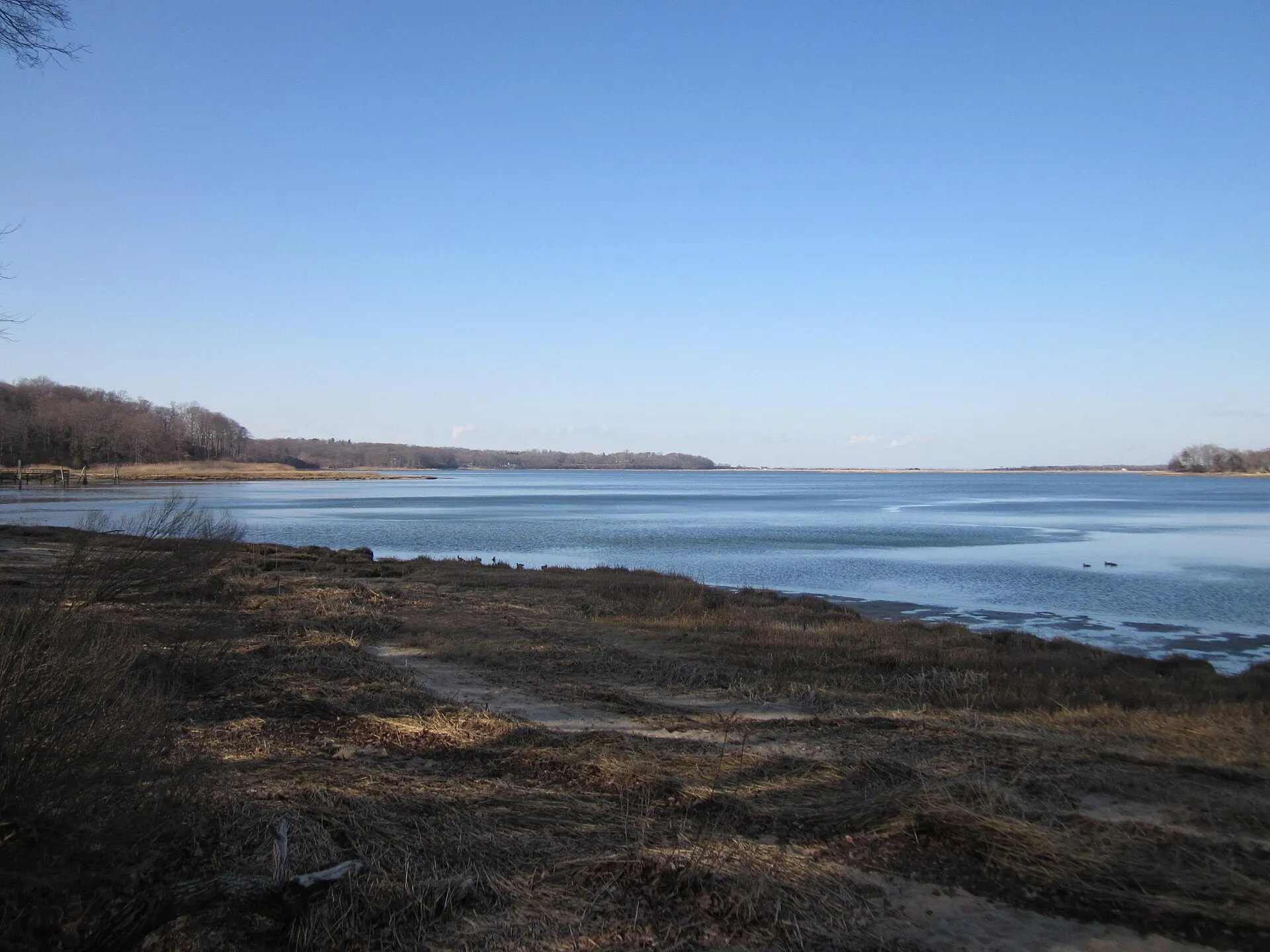Cordwood Beach on Stony Brook Harbor, Head of the Harbor