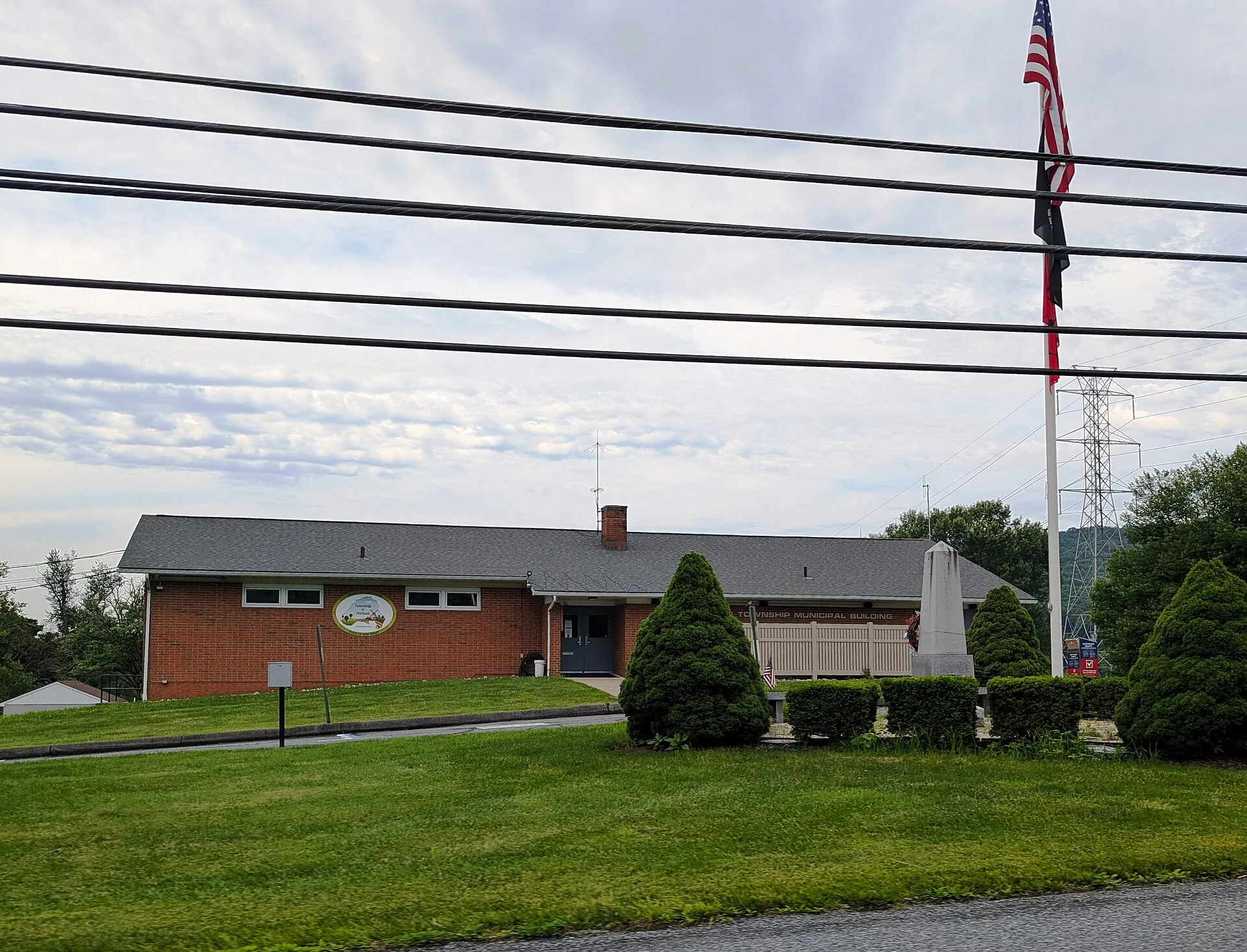 Holland Township municipal building, June 2025