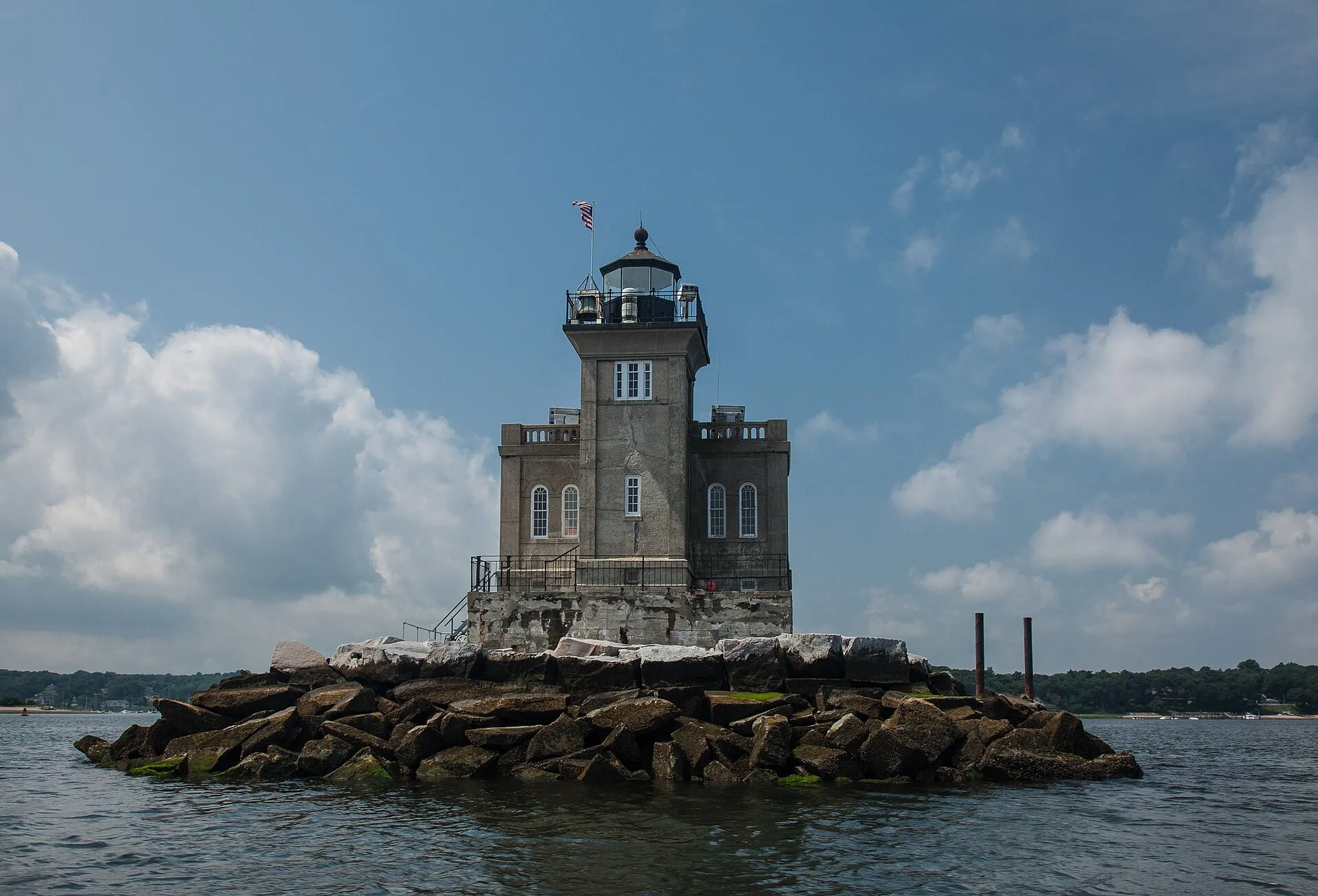 Huntington Harbor Lighthouse, formerly known as Lloyd Harbor Lighthouse