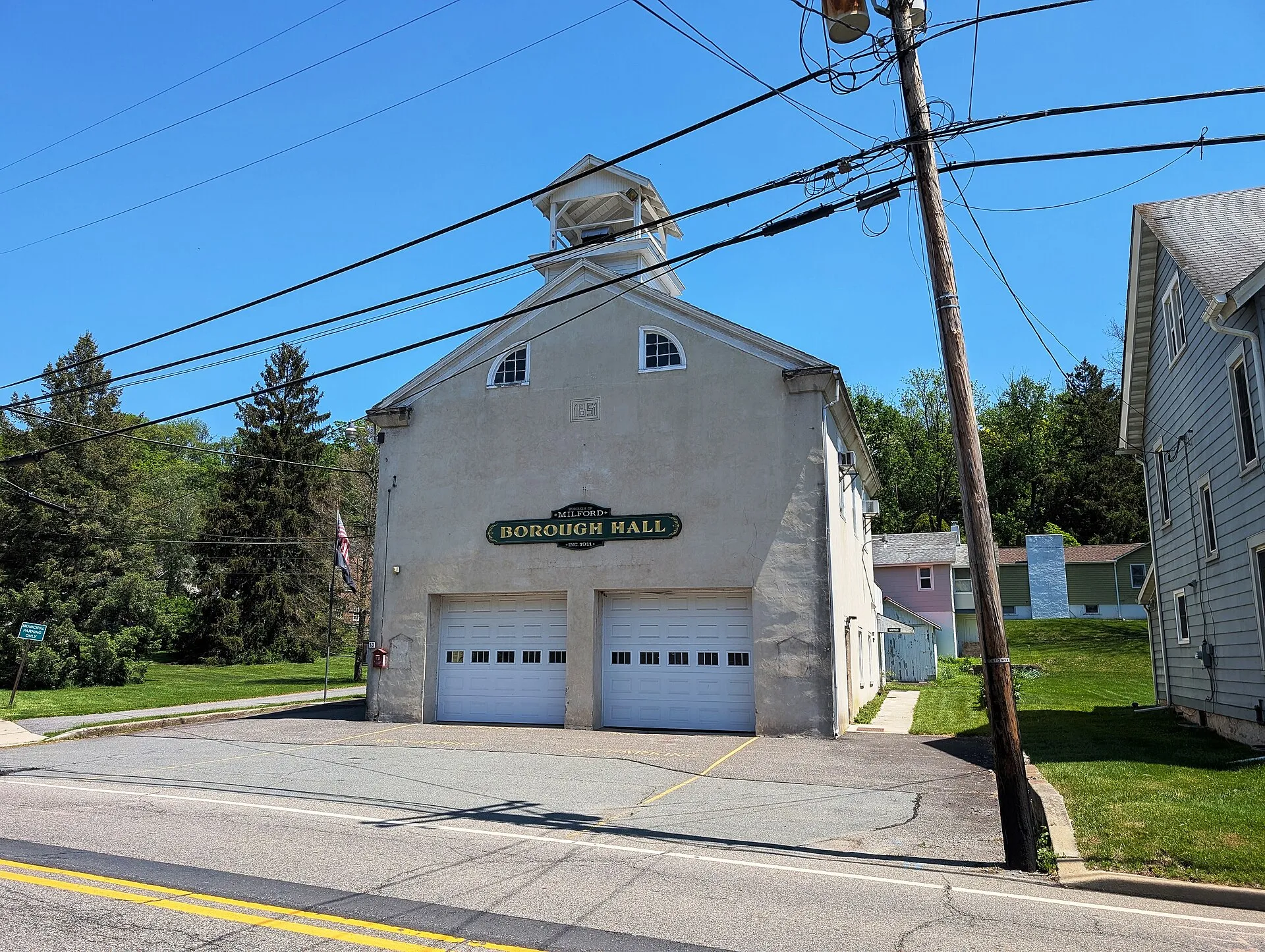 Milford Borough Hall, May 2025