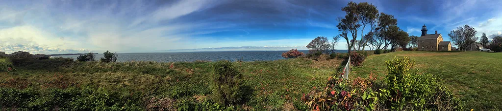 Old Field Point Light Panorama