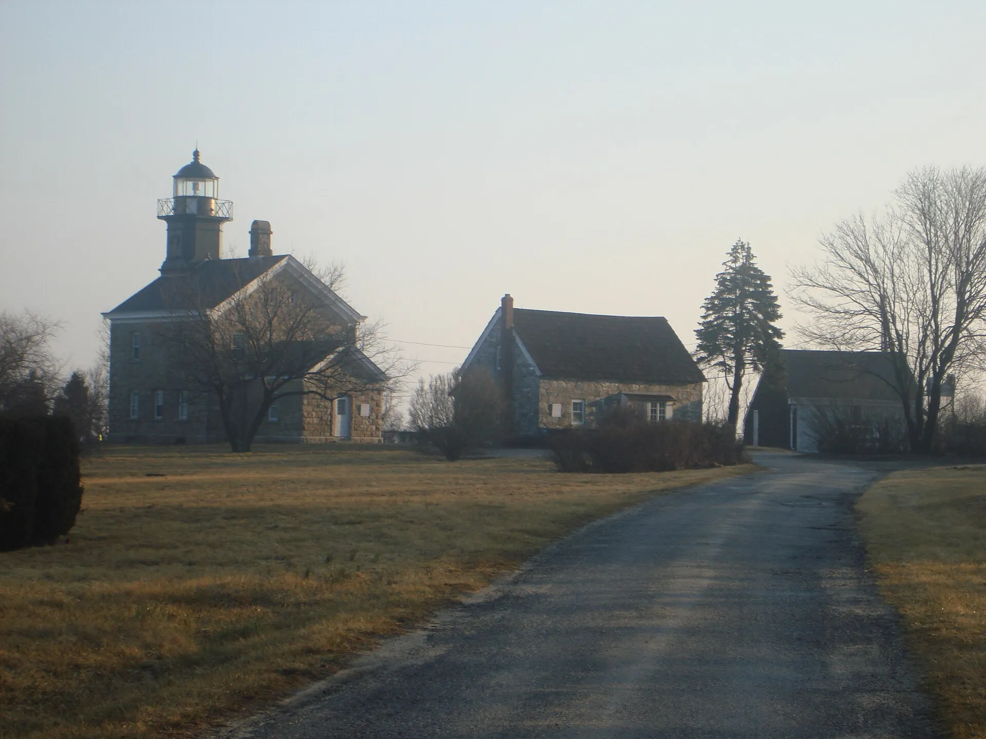 Old Field Lighthouse in Old Field, New York