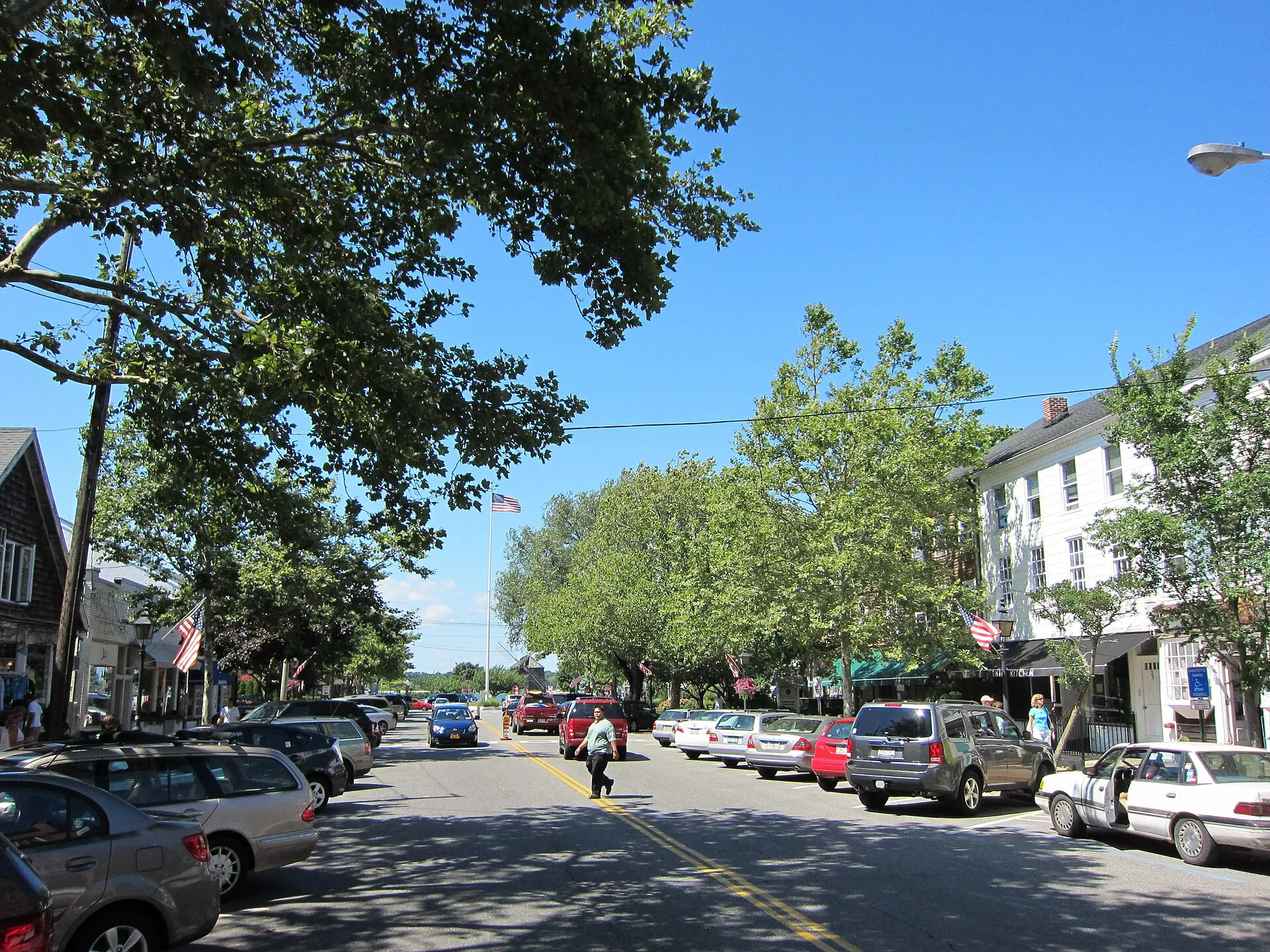 Main Street in Sag Harbor , New York