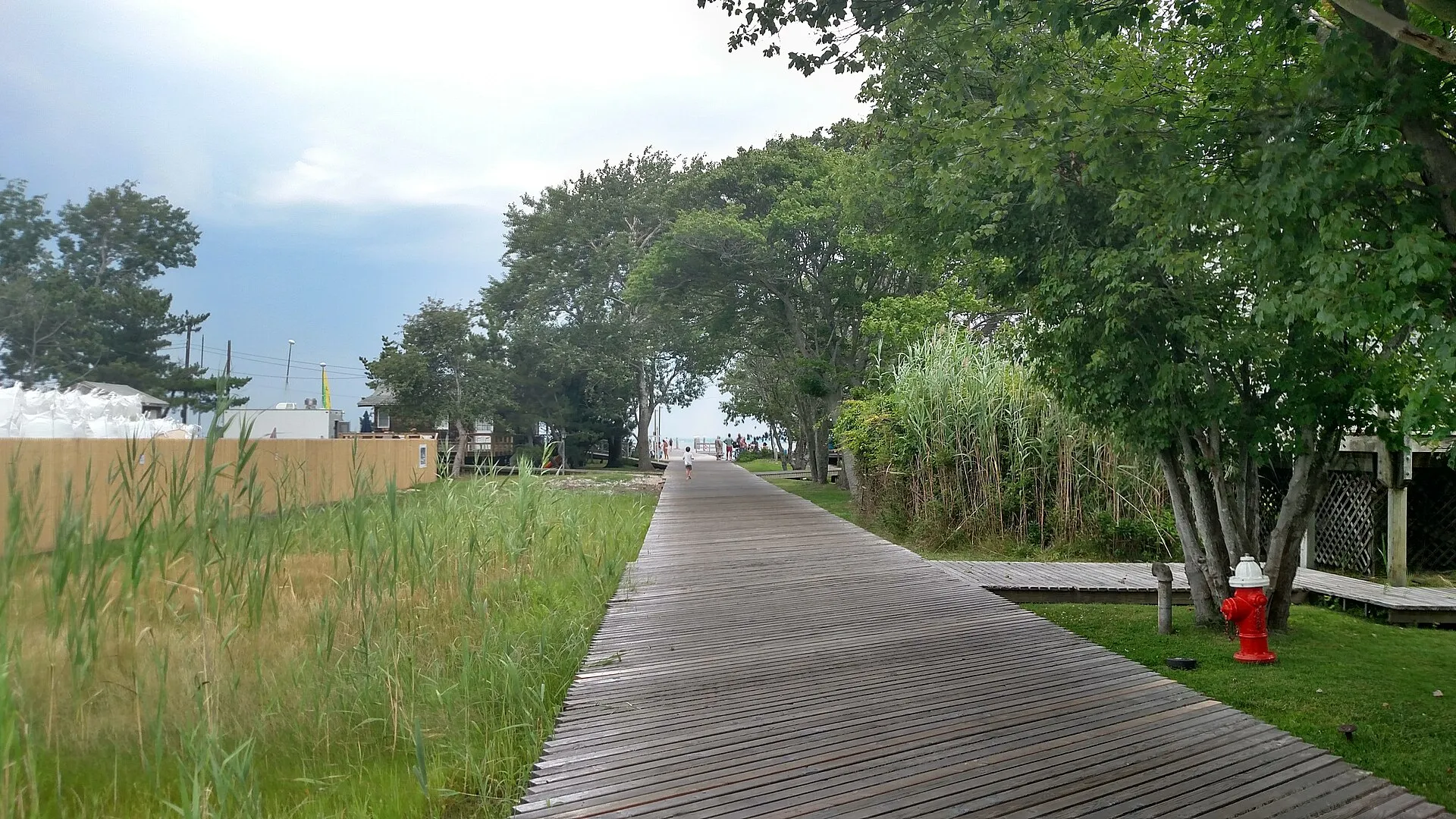 The boardwalk at Saltaire, Fire Island