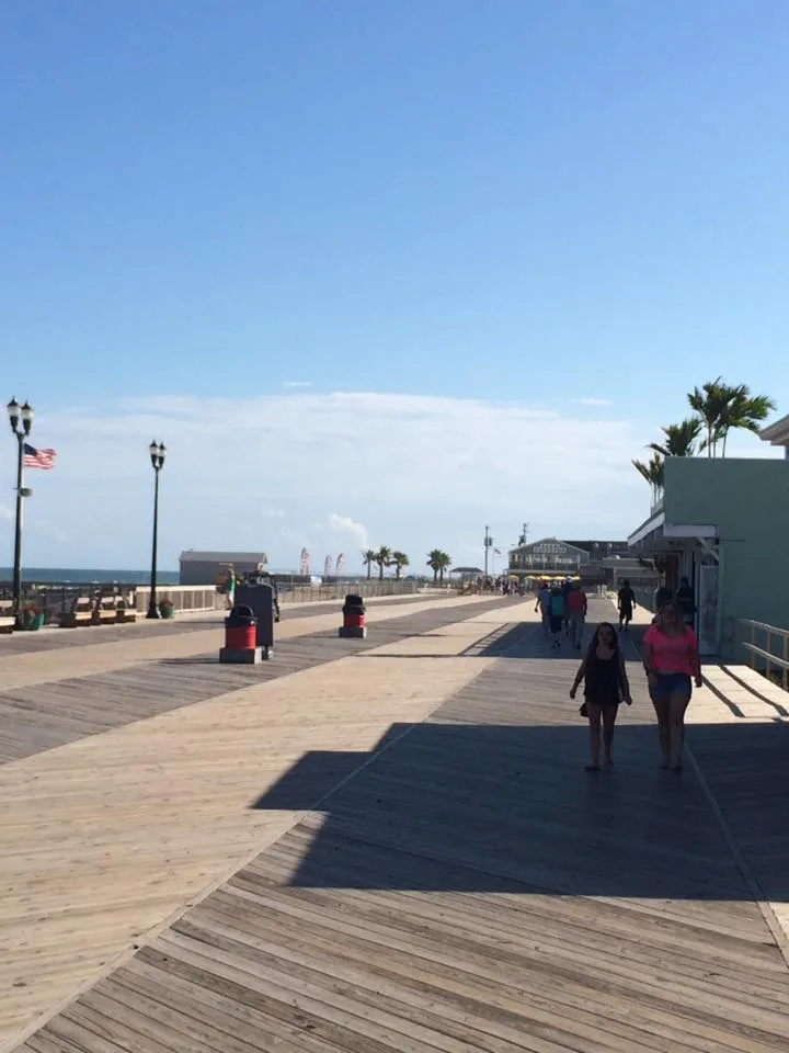 The newly fixed Casino Pier Boardwalk in 2016