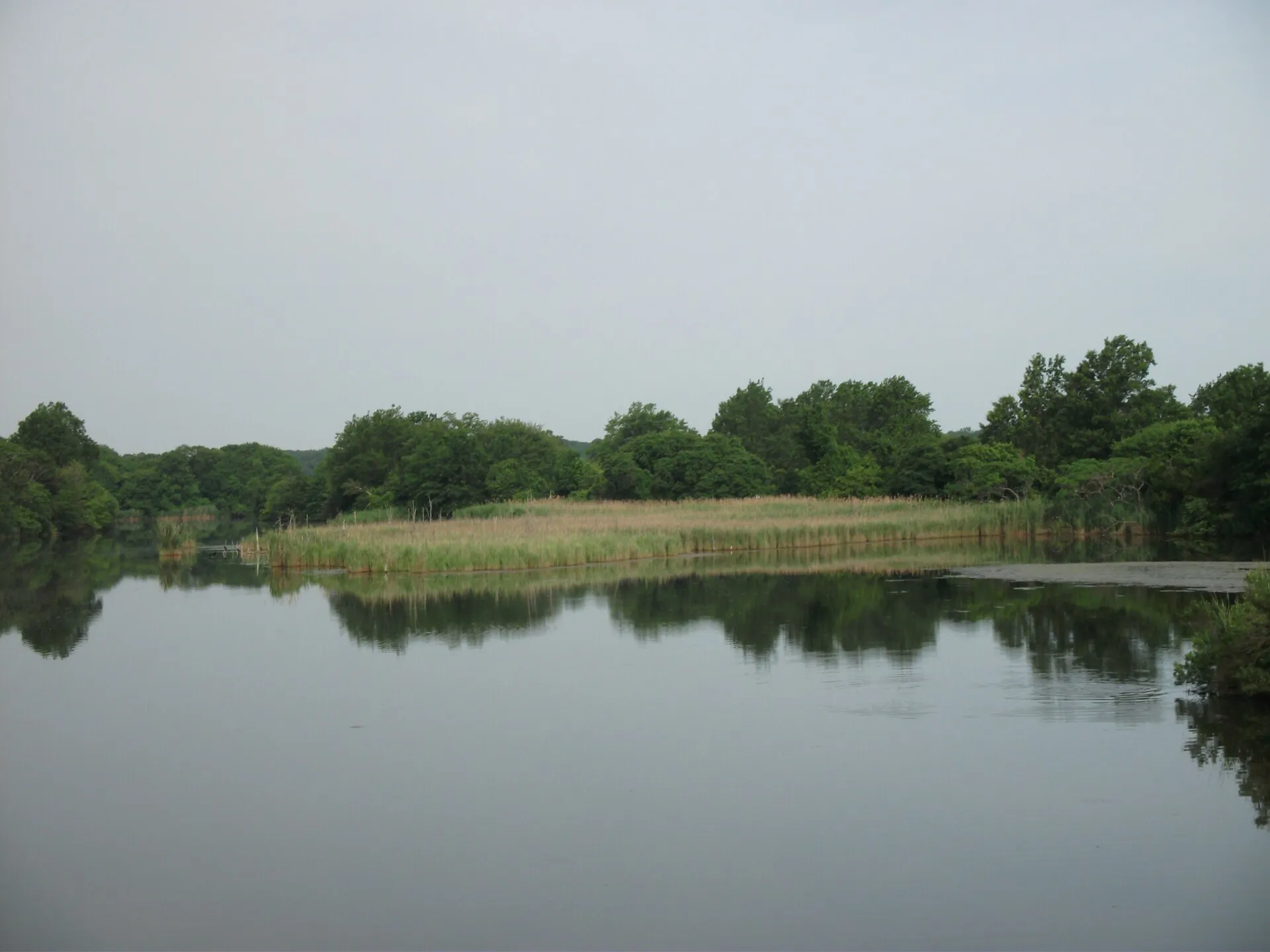 The lake at Sunken Meadow State Park