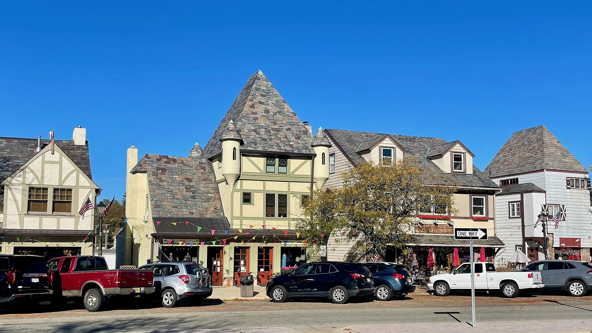 Businesses at White Deer Plaza, Lake Mohawk, New Jersey