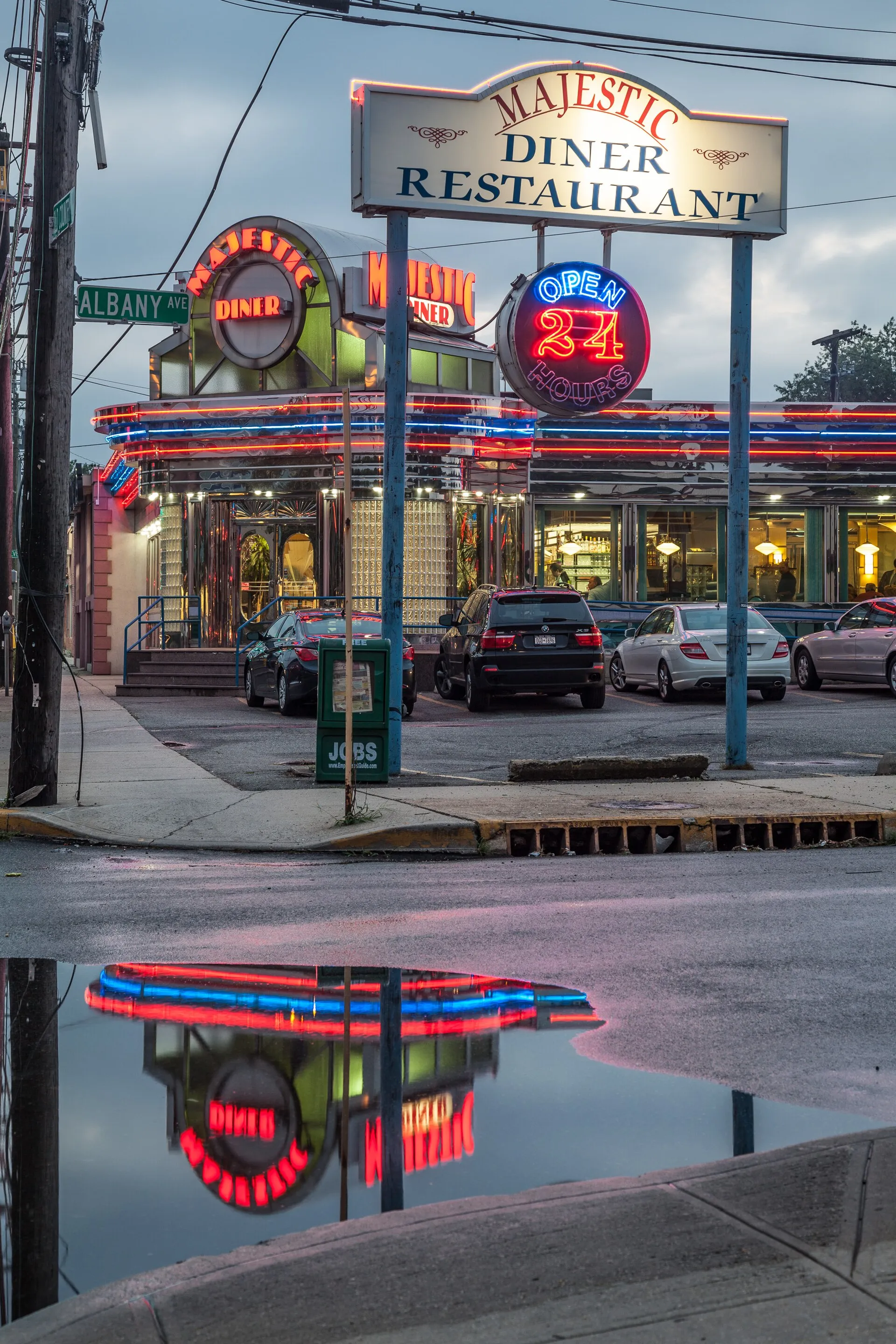 The Majestic Diner on Old Country Road, Westbury