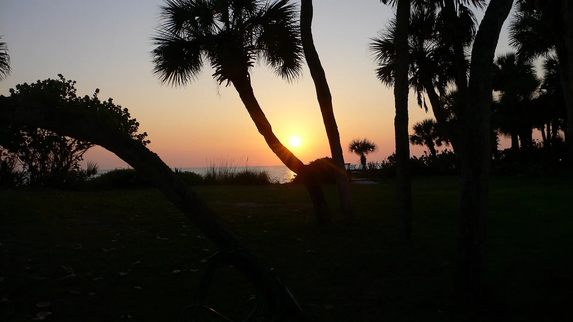 Sunset at the Manasota Beach Club, Manasota Key.