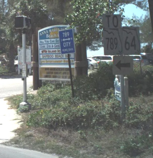 Holmes Beach city signs.