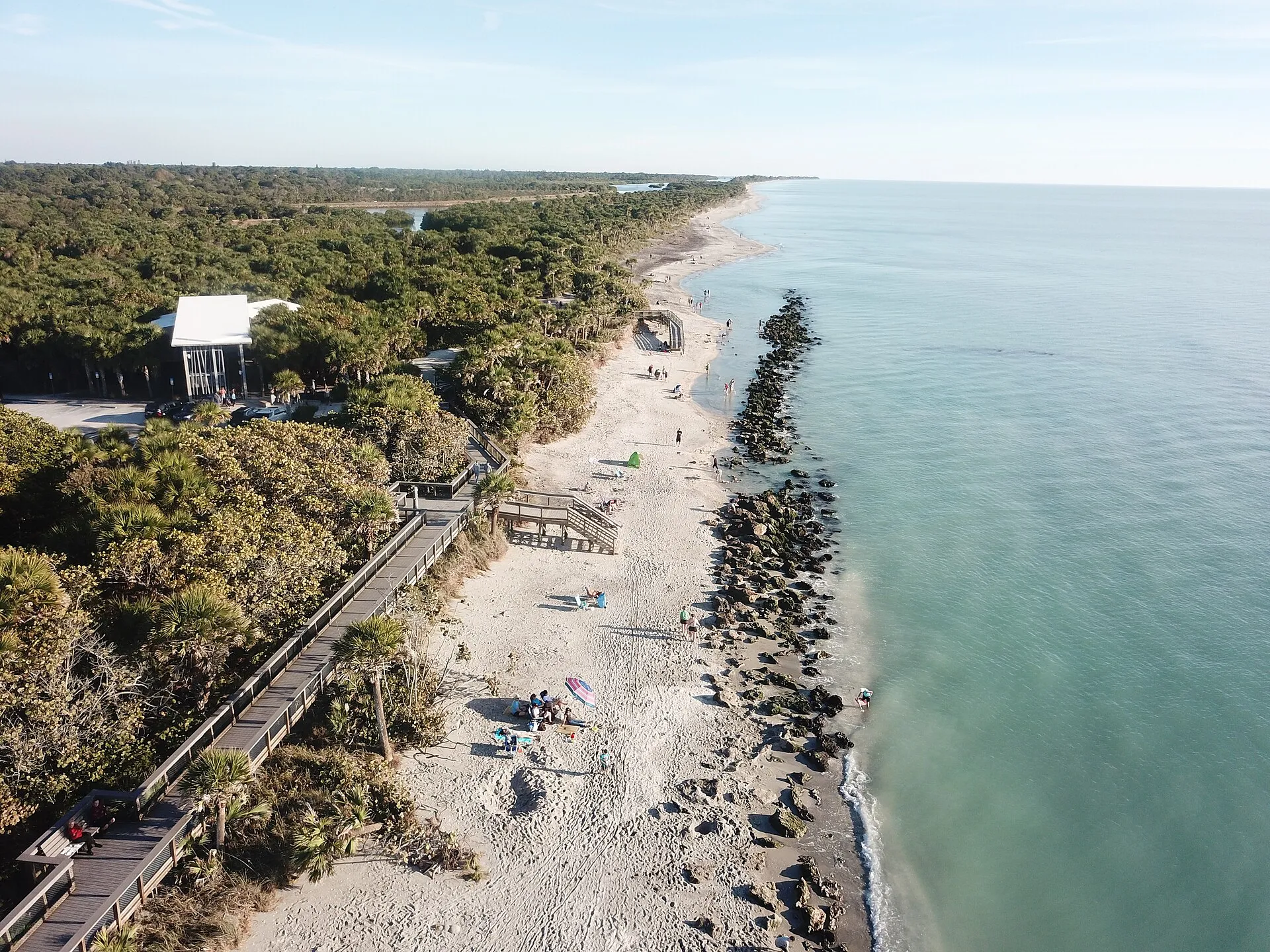 Caspersen Beach aerial view.