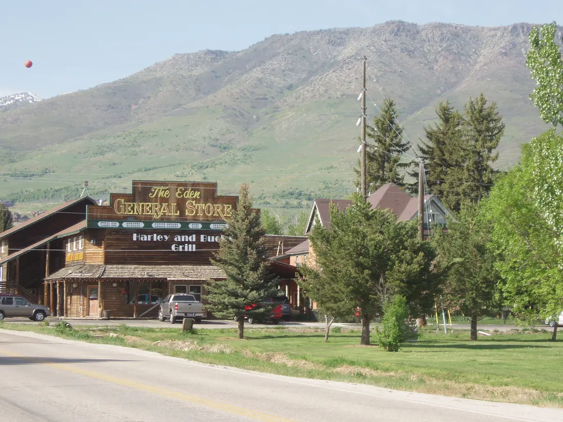 The community of Eden, in Ogden Canyon, Weber County, Utah.