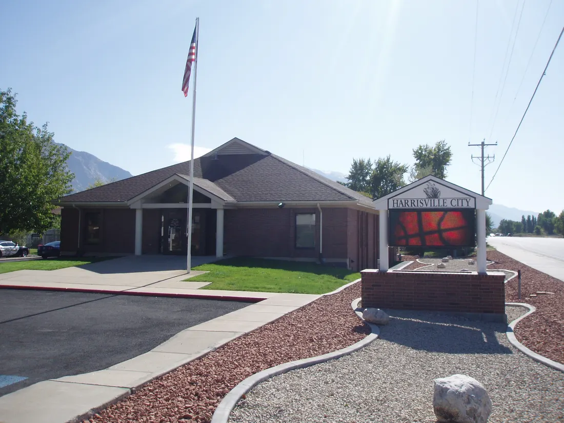 The city hall of Harrisville, Utah, United States.