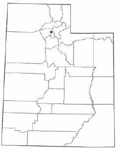 Adapted from Wikipedia's UT county maps by Seth Ilys.