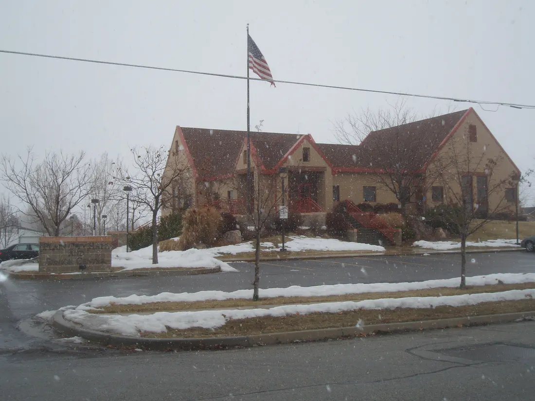 Plain City Hall and Senior Center, Plain City, Utah, United States.