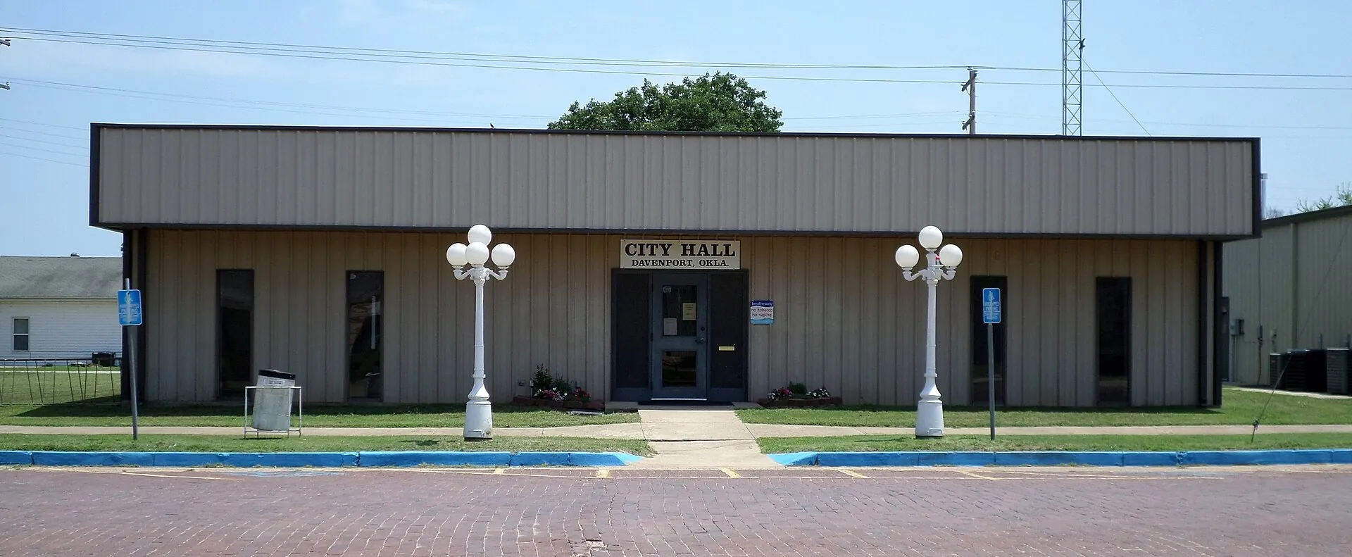 Davenport City Hall, 214 Broadway, Davenport, Oklahoma.