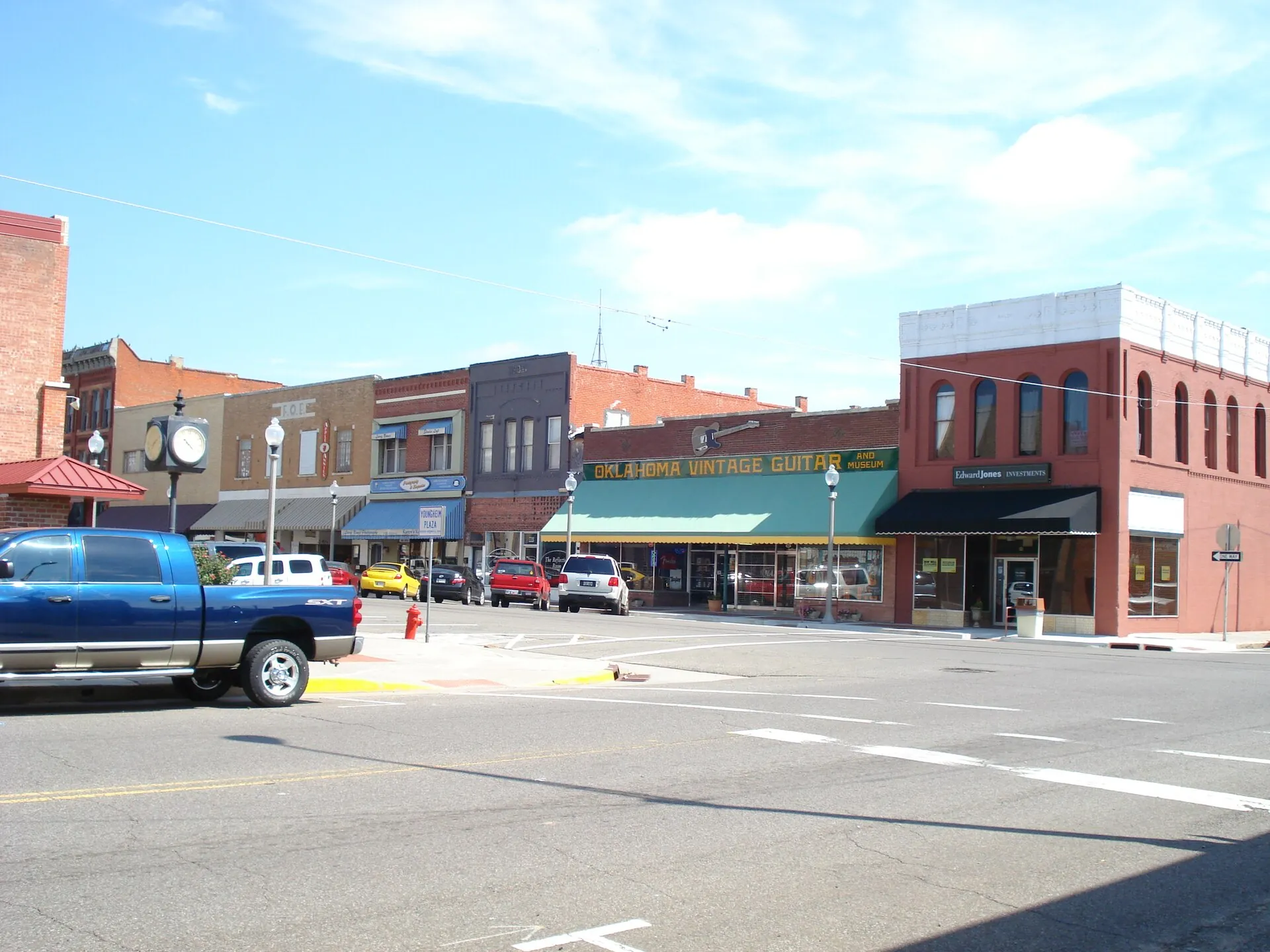 Downtown El Reno, Oklahoma.