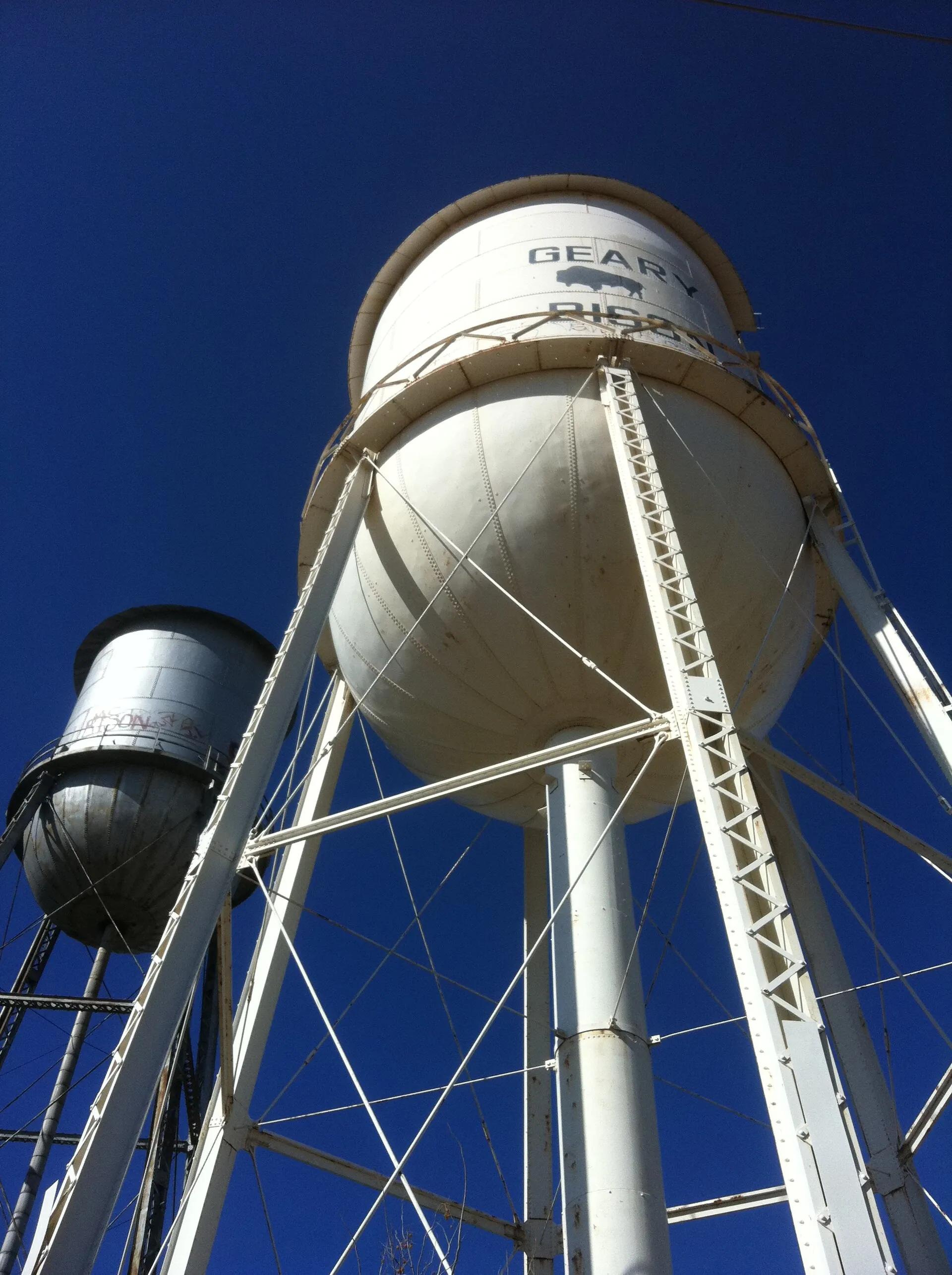 City of Geary water towers.