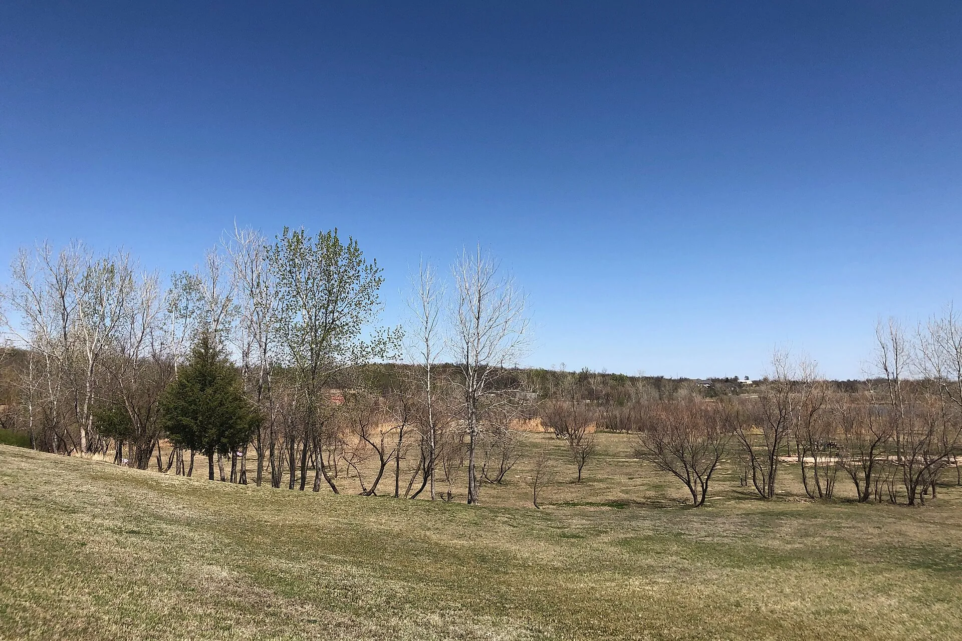 The 'Ringing the Wild Horse' site in Jones, Oklahoma.