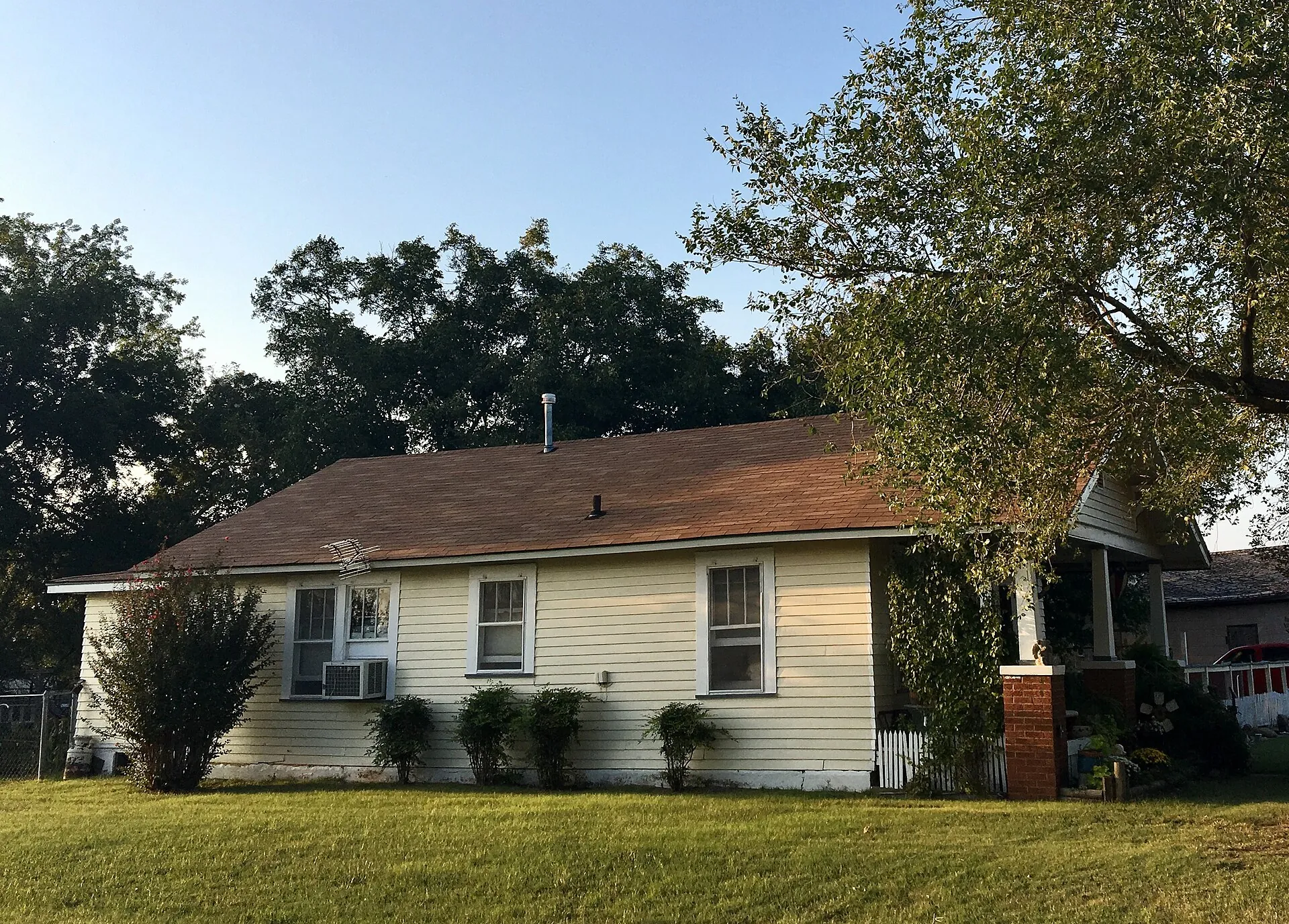 The Angie Debo House, Marshall, Oklahoma — home of the noted Oklahoma historian.
