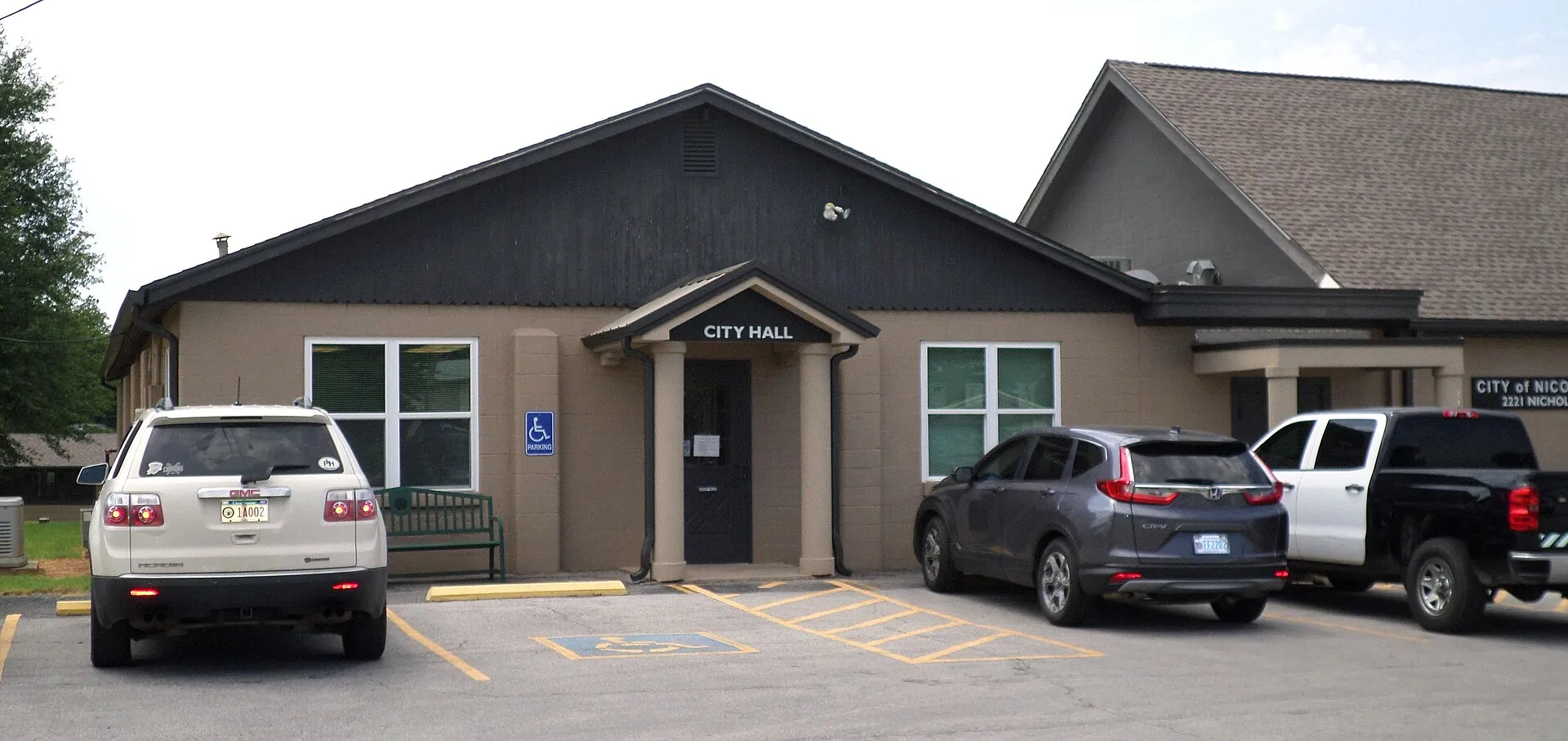 Nicoma Park City Hall, 2221 Nichols Dr., Nicoma Park, Oklahoma.