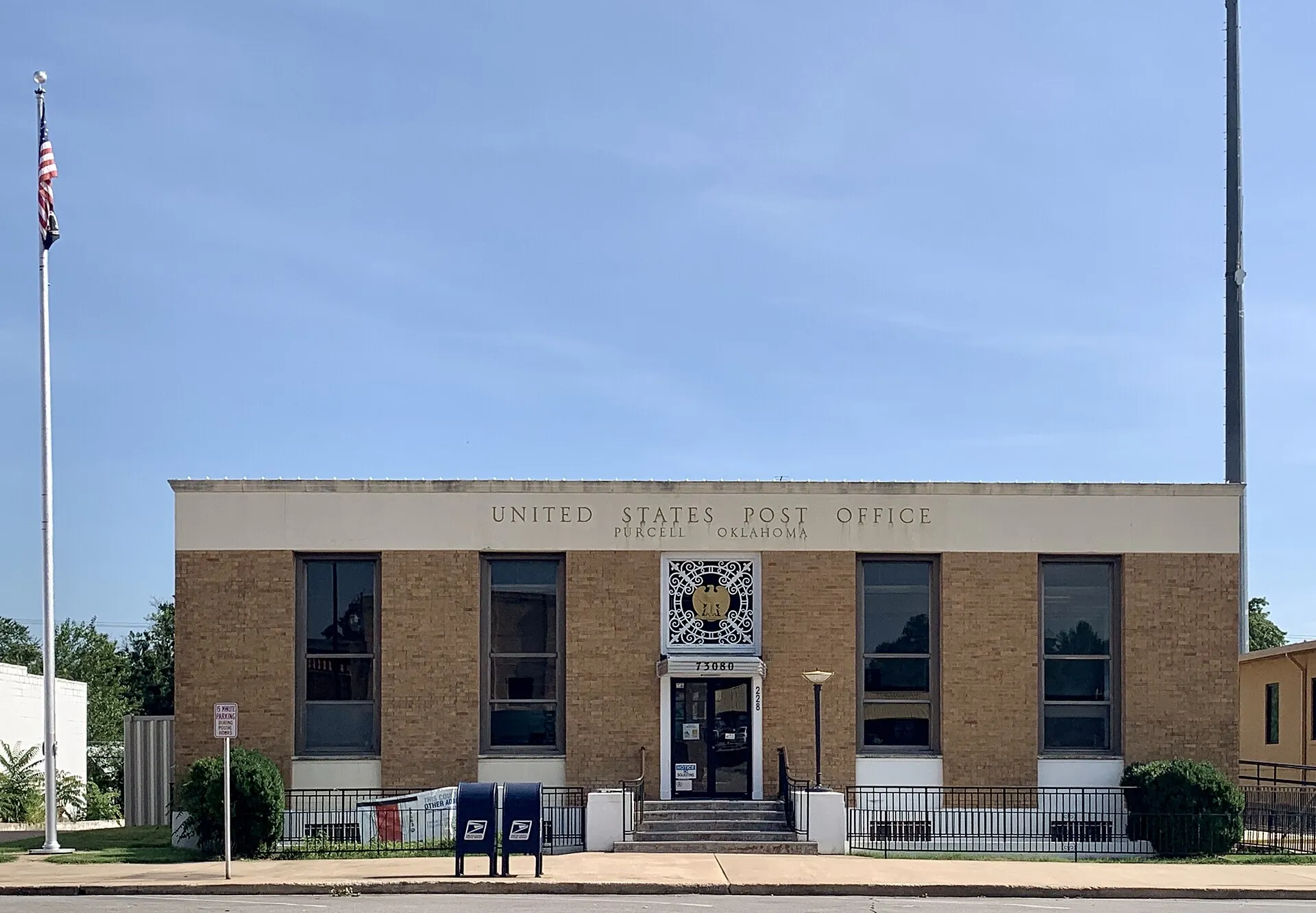 The United States Post Office, Purcell, Oklahoma.