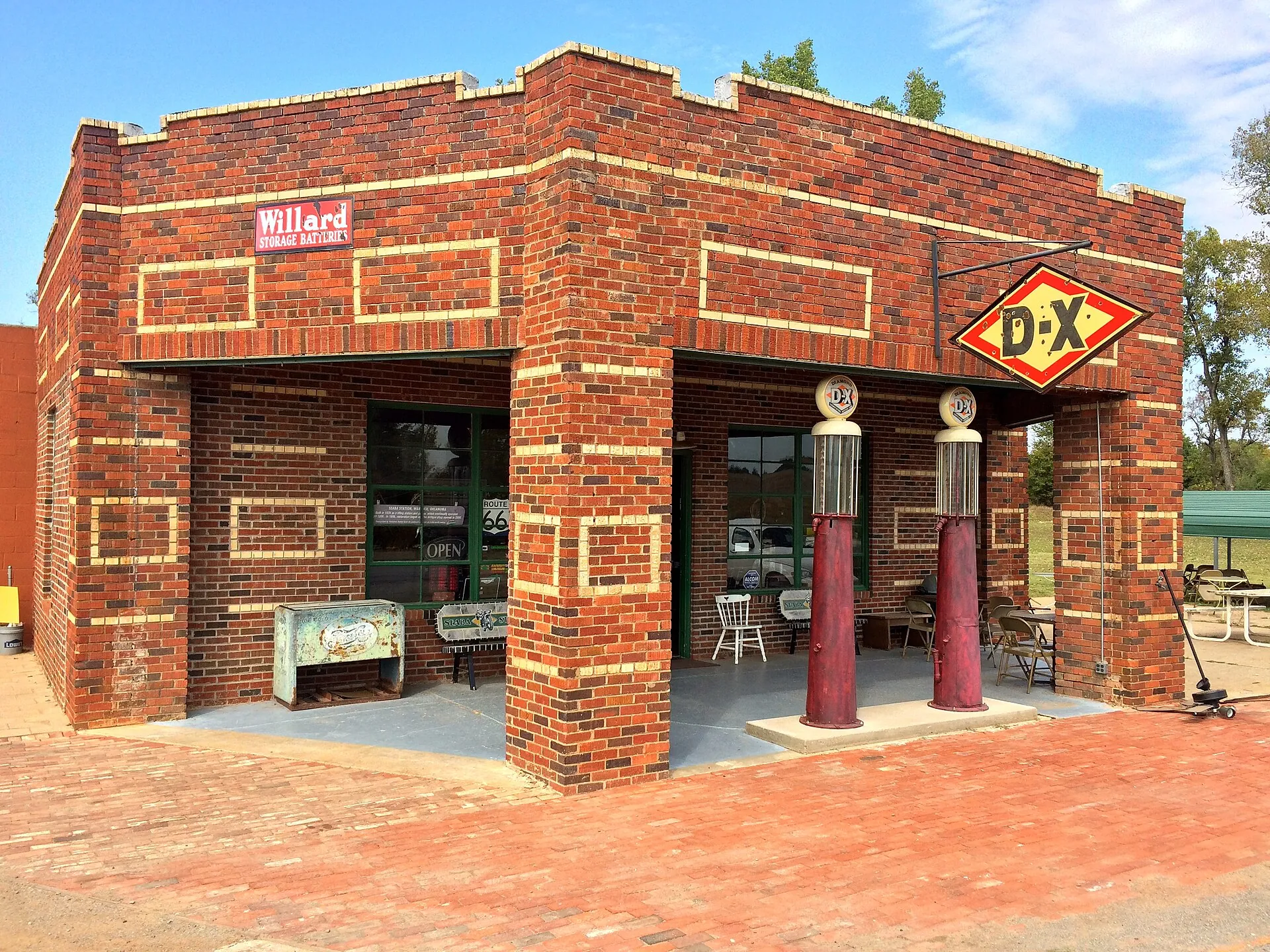 Seaba Station Motorcycle Museum in Warwick, Oklahoma.
