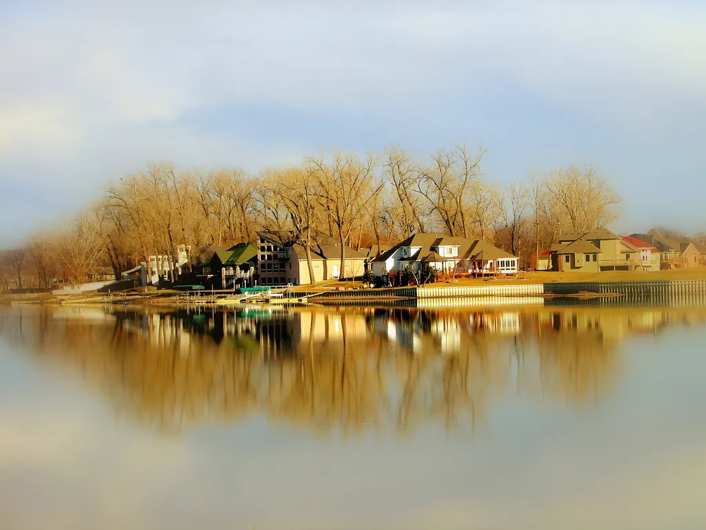 A section of Carter Lake as seen from the West (Nebraska side).
