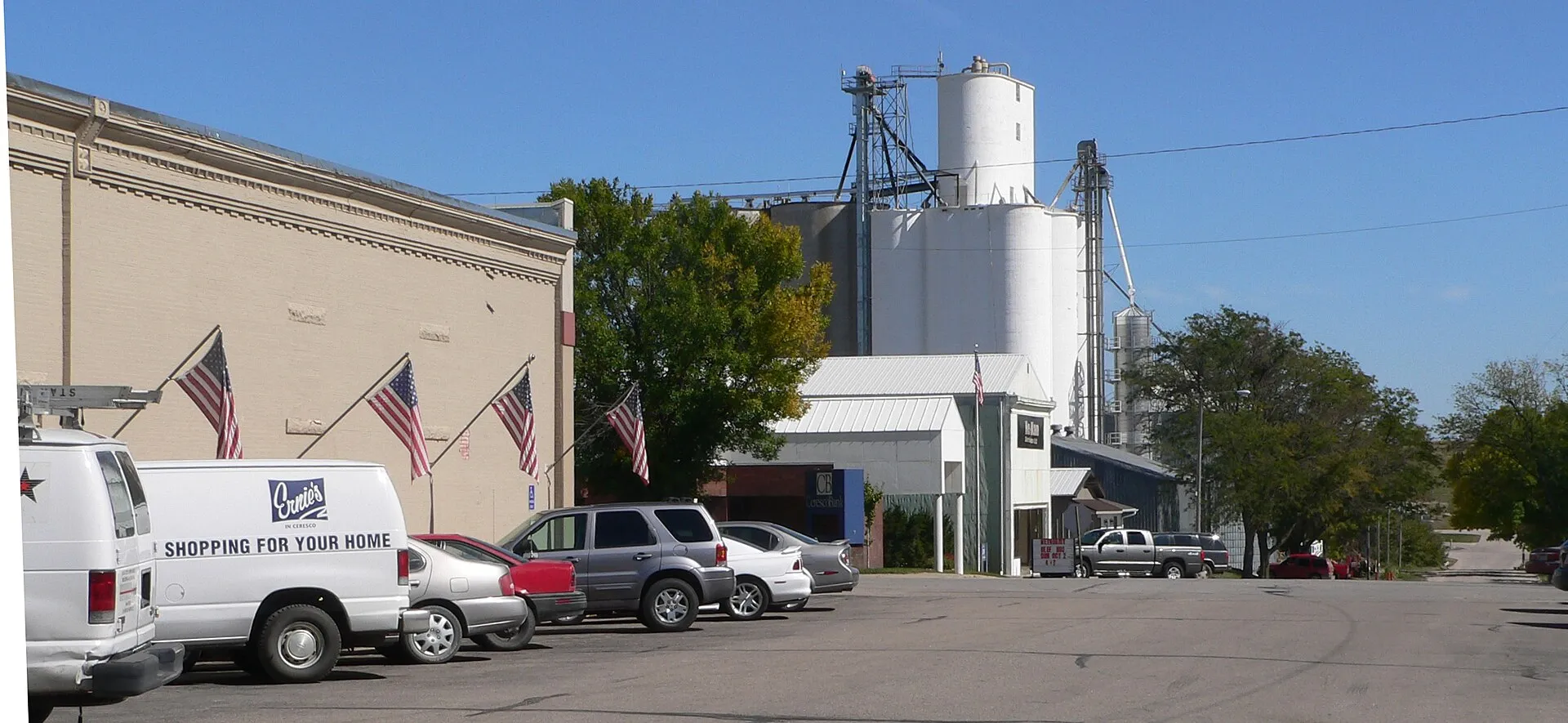 Downtown Ceresco, Nebraska.