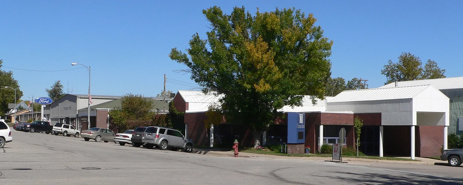 Downtown Ceresco, Nebraska.