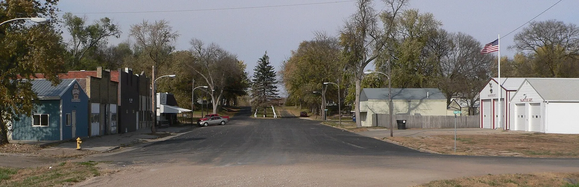 Downtown Malmo, Nebraska.