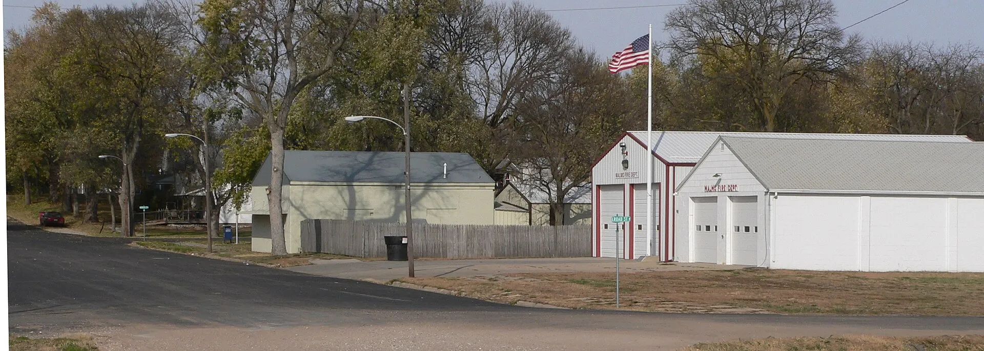 Downtown Malmo, Nebraska.