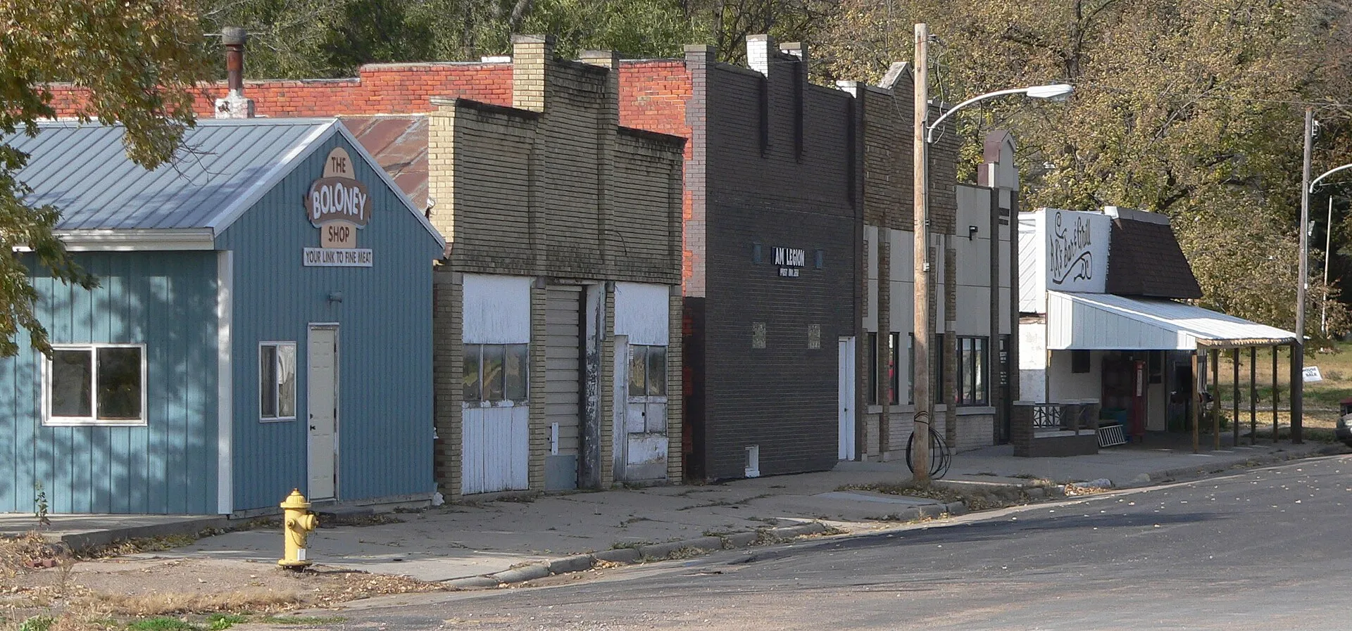 Downtown Malmo, Nebraska.
