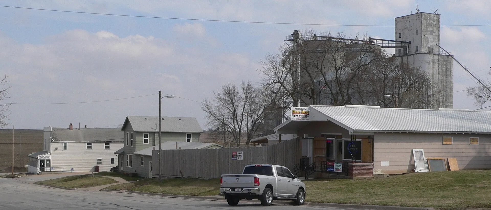 Downtown Manley, Nebraska.