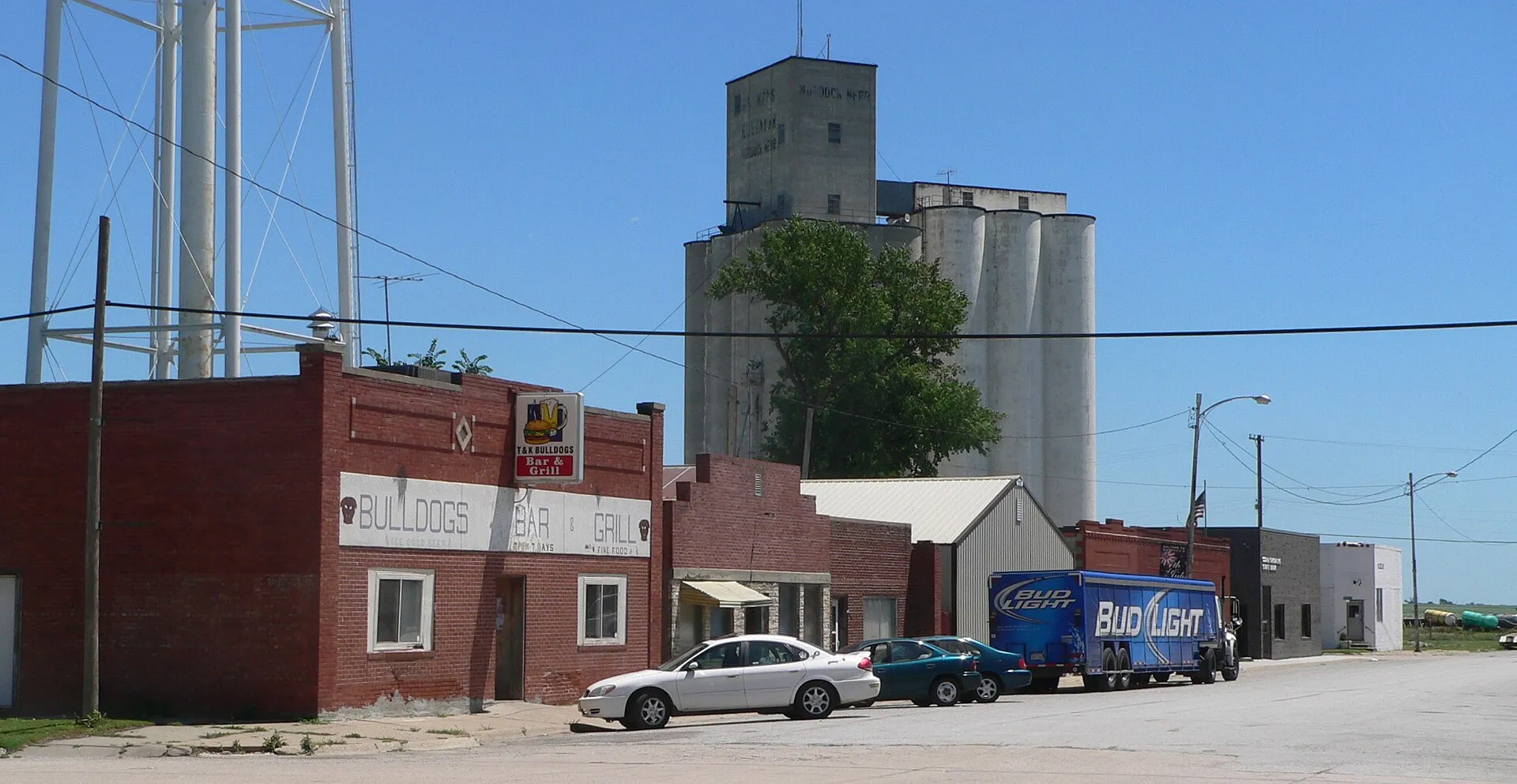 Downtown Murdock, Nebraska: east side of Nebraska Street, looking southeast from about Second Street.