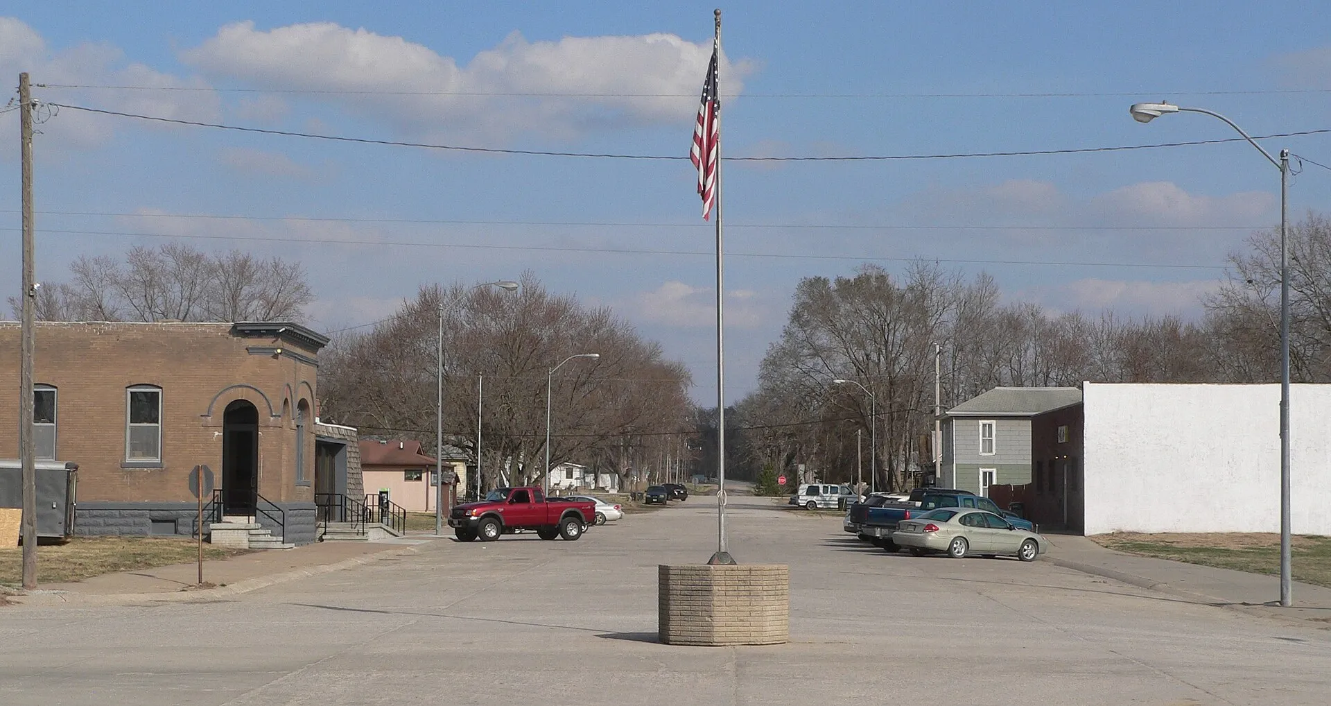 Downtown Nehawka, Nebraska.