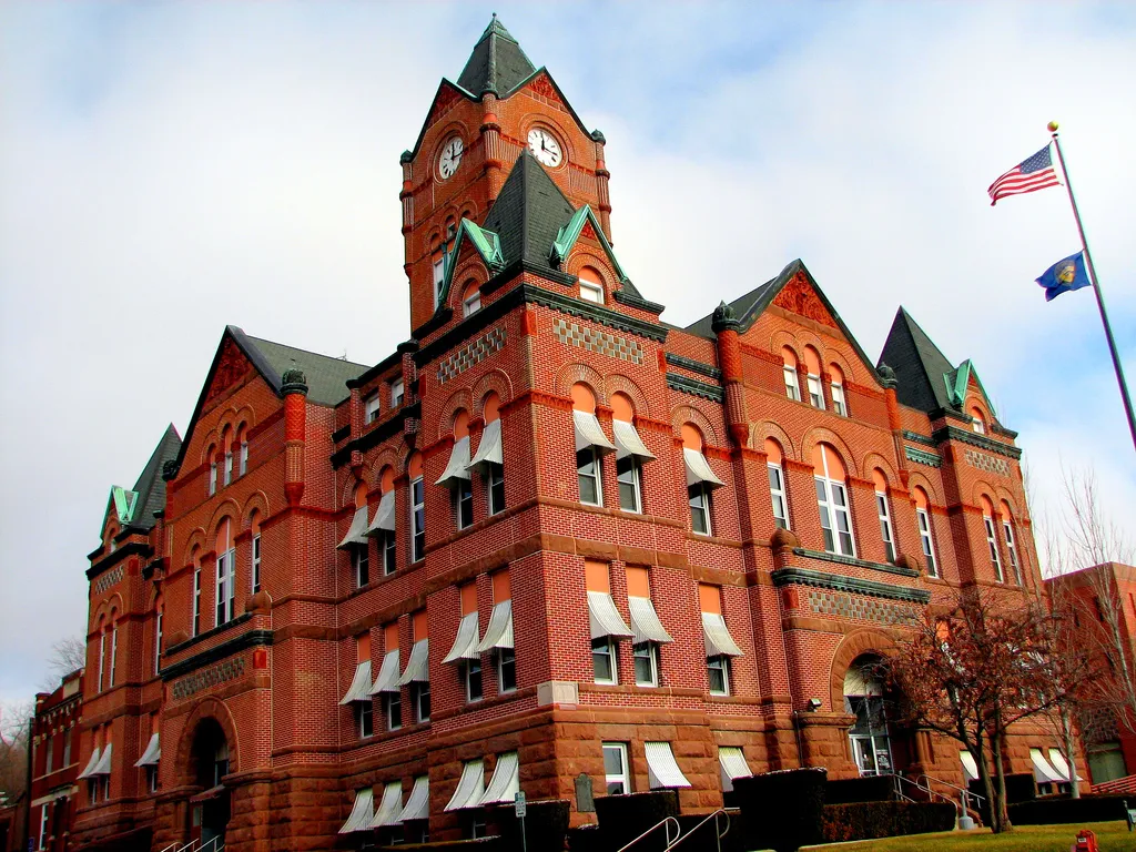 Cass County Courthouse in Plattsmouth, Nebraska.