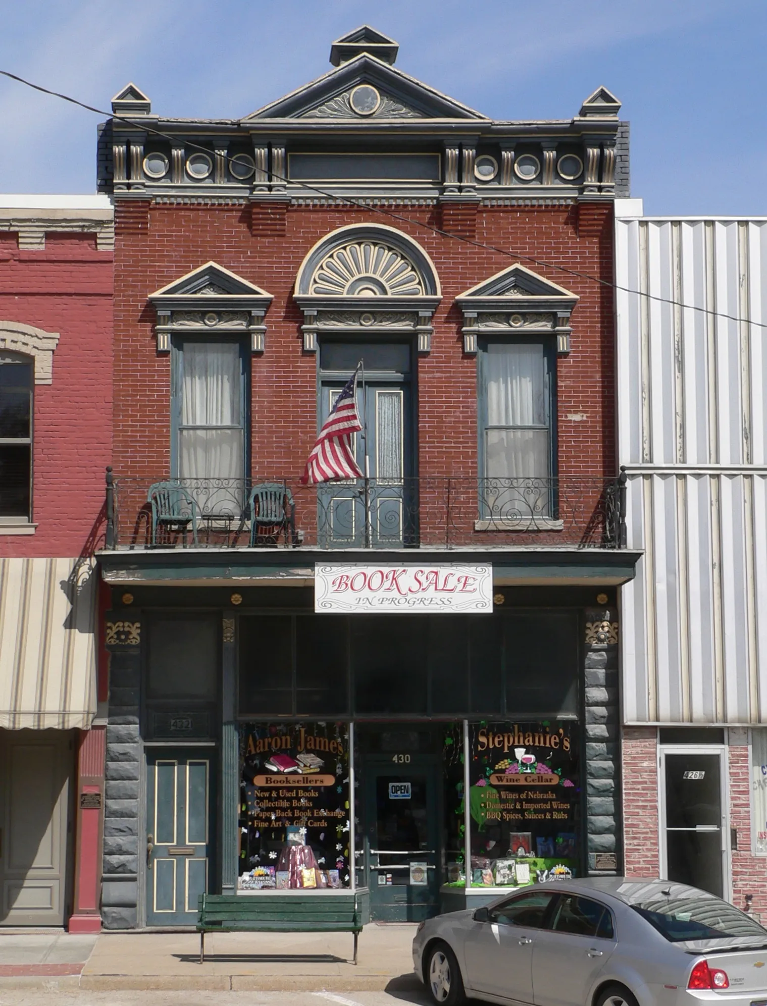 Stadelman Building, 430 Main Street, Plattsmouth, Nebraska (ca. 1890).