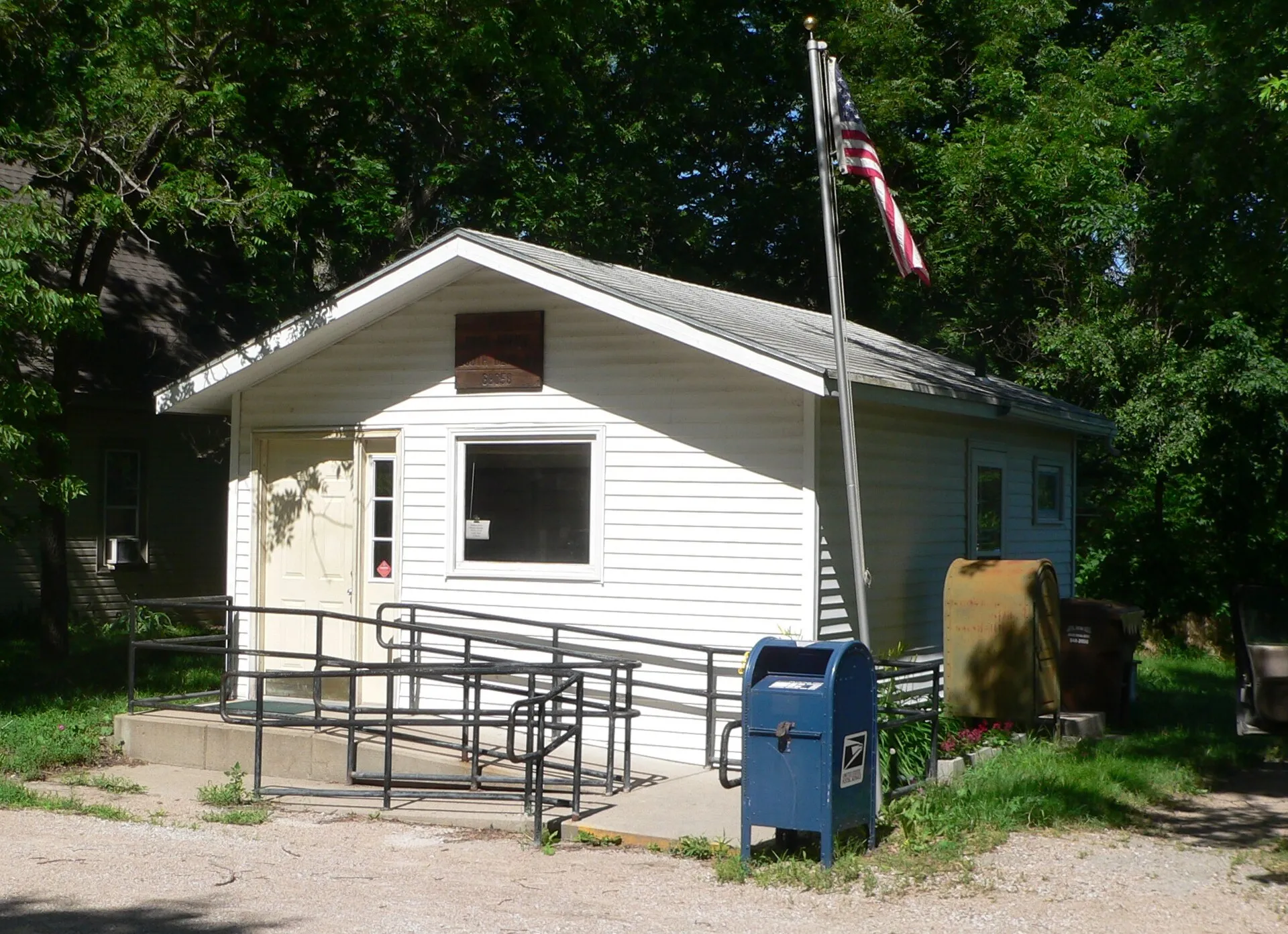 Post office in South Bend, Nebraska.