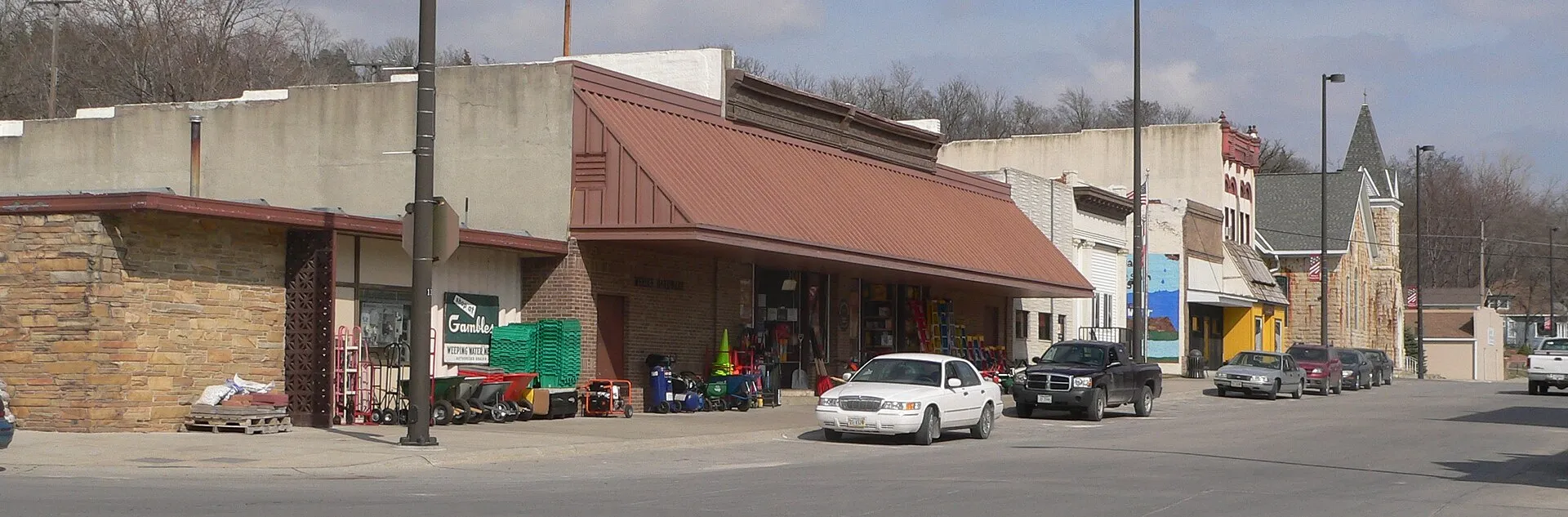 Downtown Weeping Water, Nebraska.