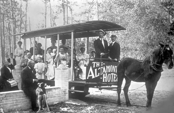 Altamonte Hotel tram, late 1880s