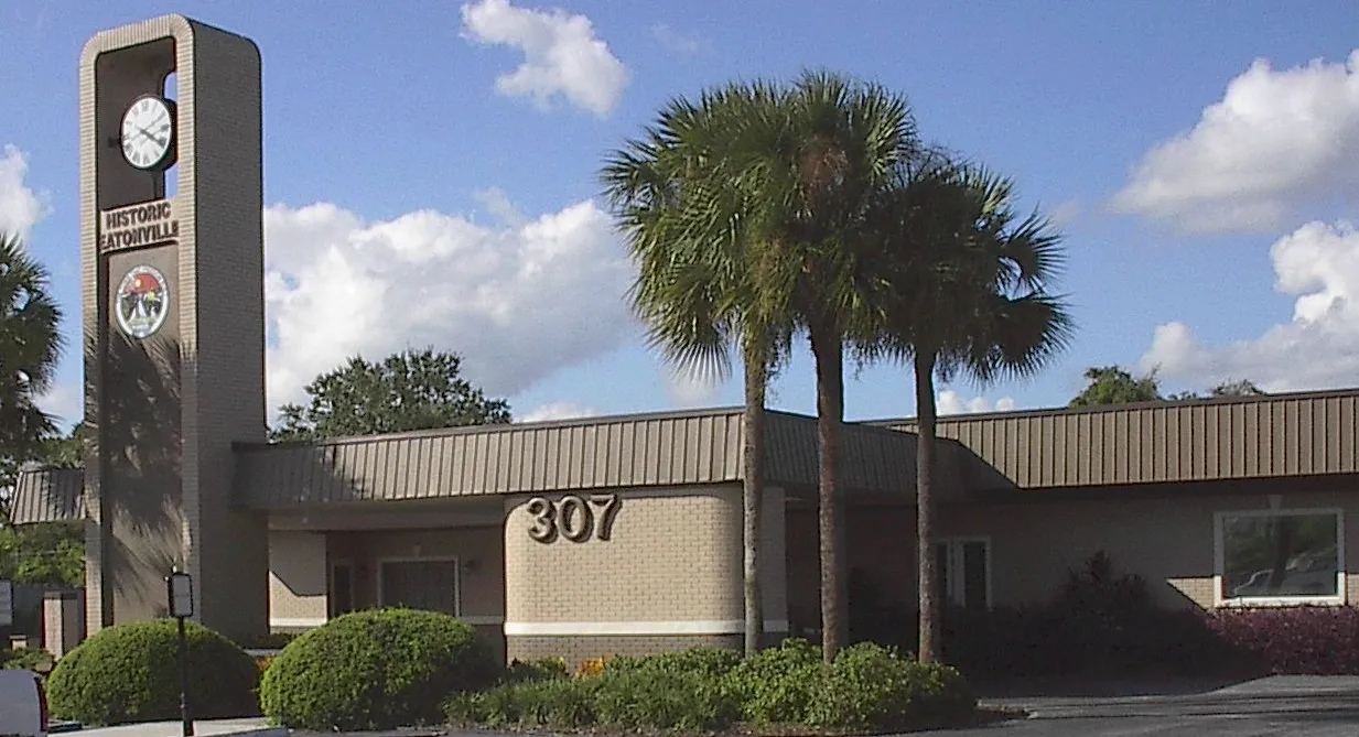 Town Hall in Historic Eatonville, Florida — the first all-black town incorporated in the U.S., August 15, 1887