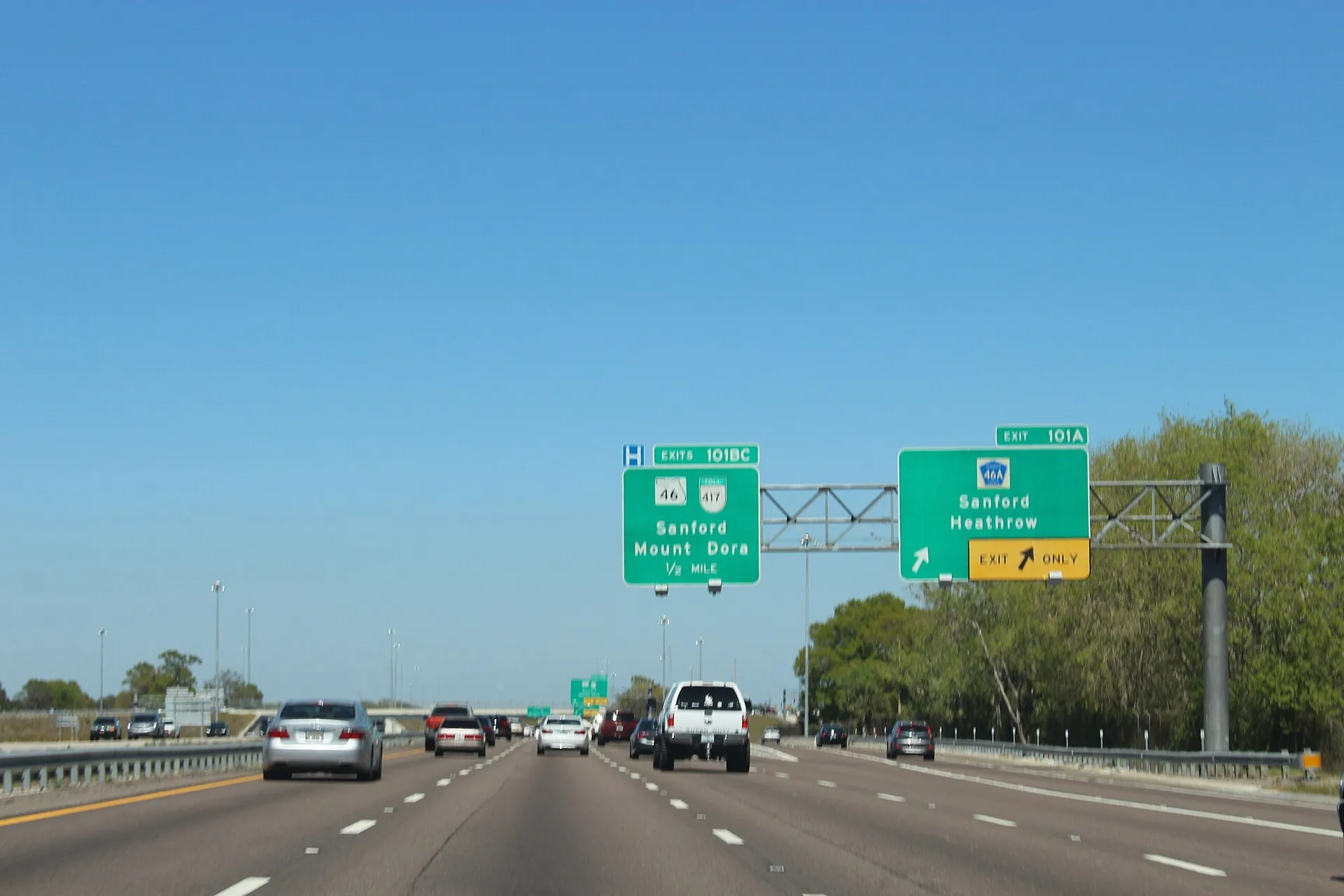 I-4 Exit 101A at Lake Mary Boulevard