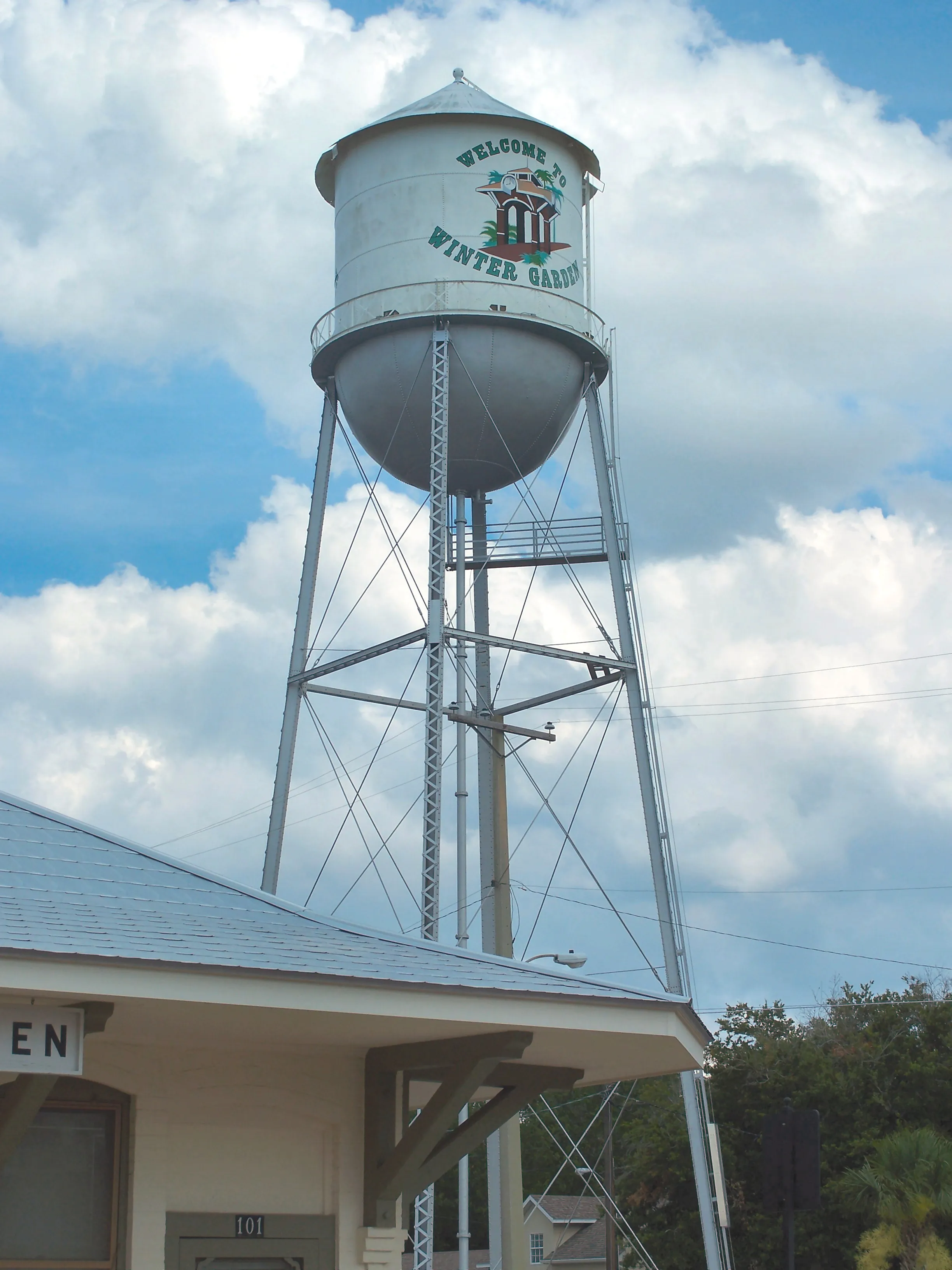 Water tower in Winter Garden, Florida