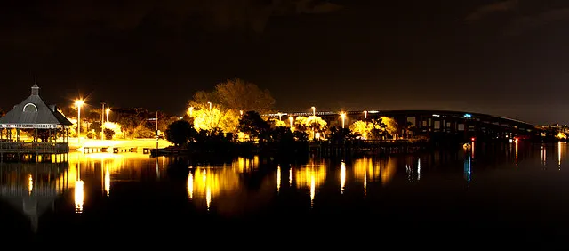 Bridge at Merritt Island, Florida.