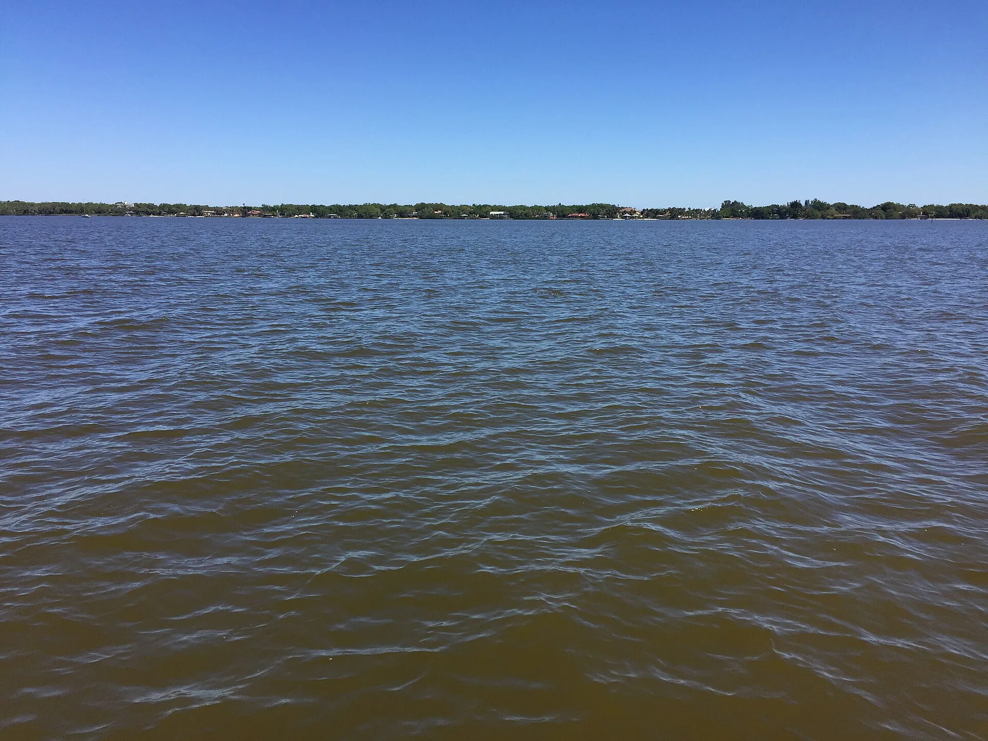 View toward Merritt Island across the Indian River, near Palm Shores.
