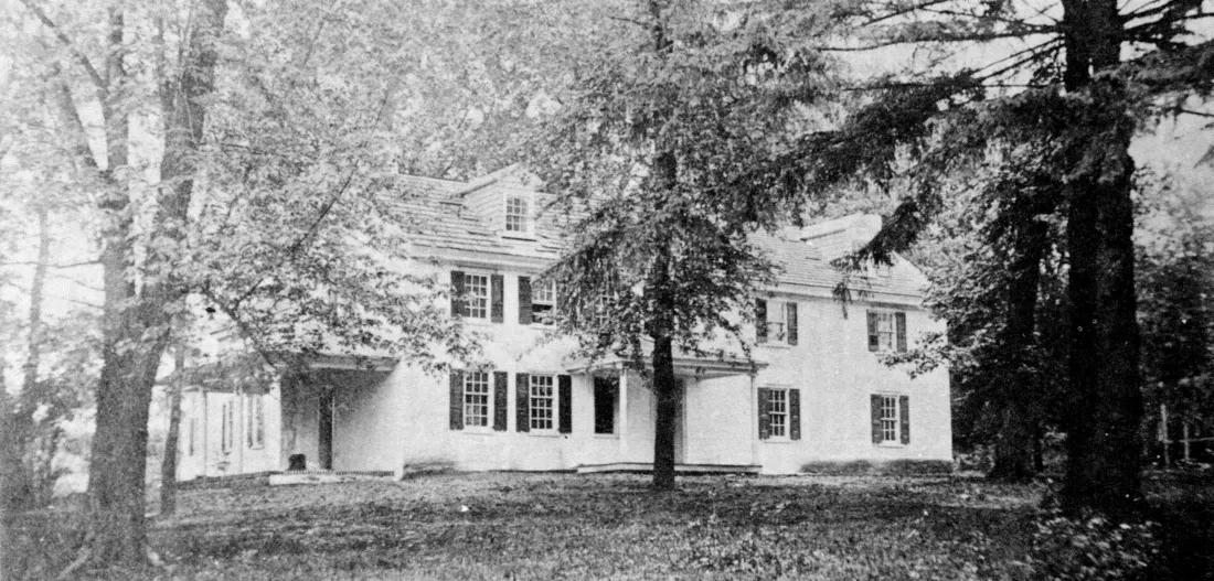 Mary Ambler homestead, Ambler, Pennsylvania: Located at the intersection of Main Street and Tennis Avenue and understood to be the oldest house in Ambler, believed to date to 1731. Andrew and Mary Ambler came into poss