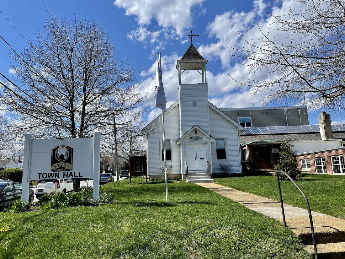 The town hall in Bellefonte, Delaware